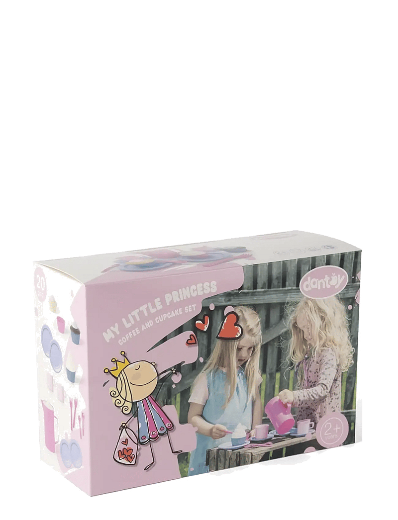 Dantoy - MLP COFFEE-CUPCAKE SET IN BOX 20 PCS - kaffesæt & tesæt - pink, purple, brown, white - 2