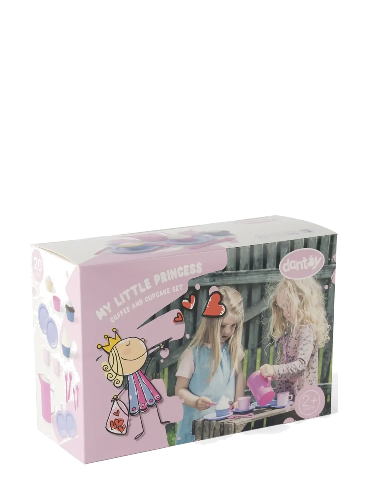 Dantoy - MLP COFFEE-CUPCAKE SET IN BOX 20 PCS - kaffi- og tesett - pink, purple, brown, white - 2