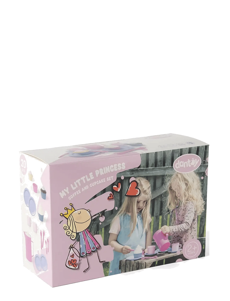 Dantoy - MLP COFFEE-CUPCAKE SET IN BOX 20 PCS - kaffi- og tesett - pink, purple, brown, white - 2