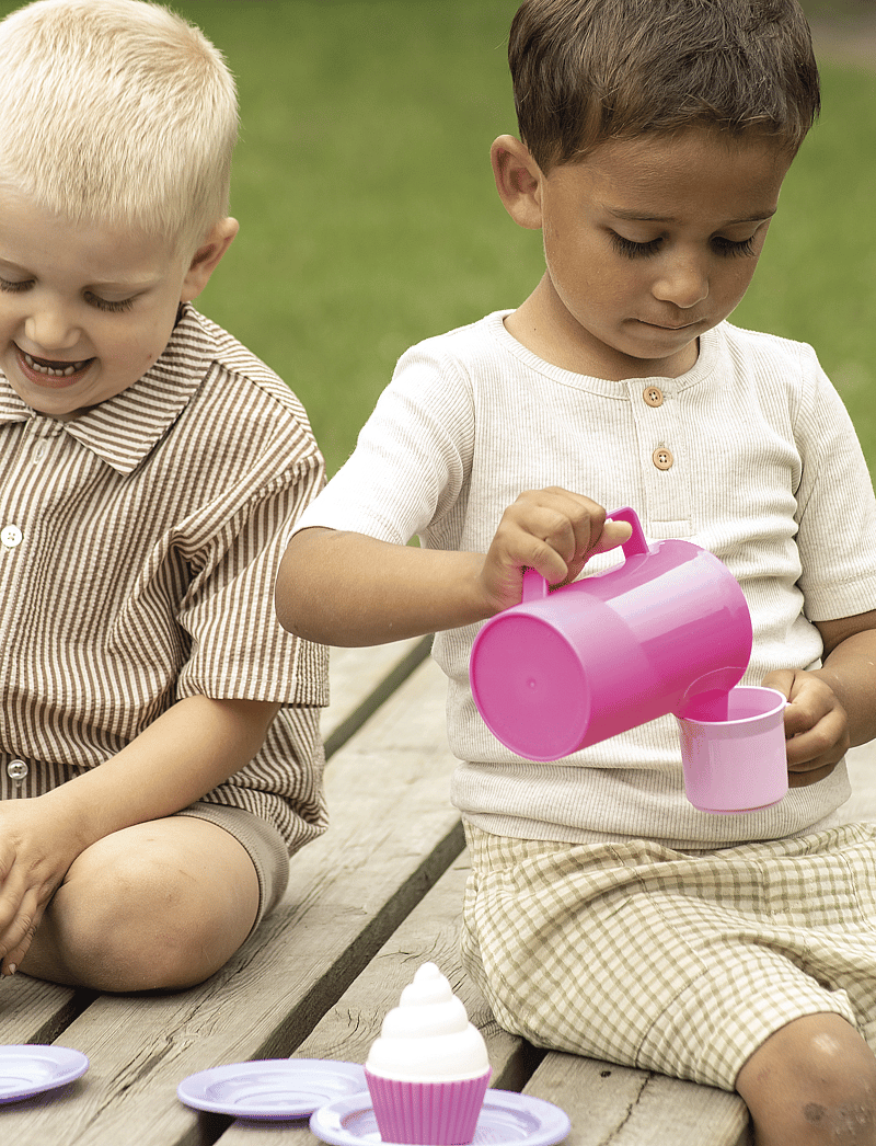 Dantoy - MLP COFFEE-CUPCAKE SET IN BOX 20 PCS - kaffesæt & tesæt - pink, purple, brown, white - 0