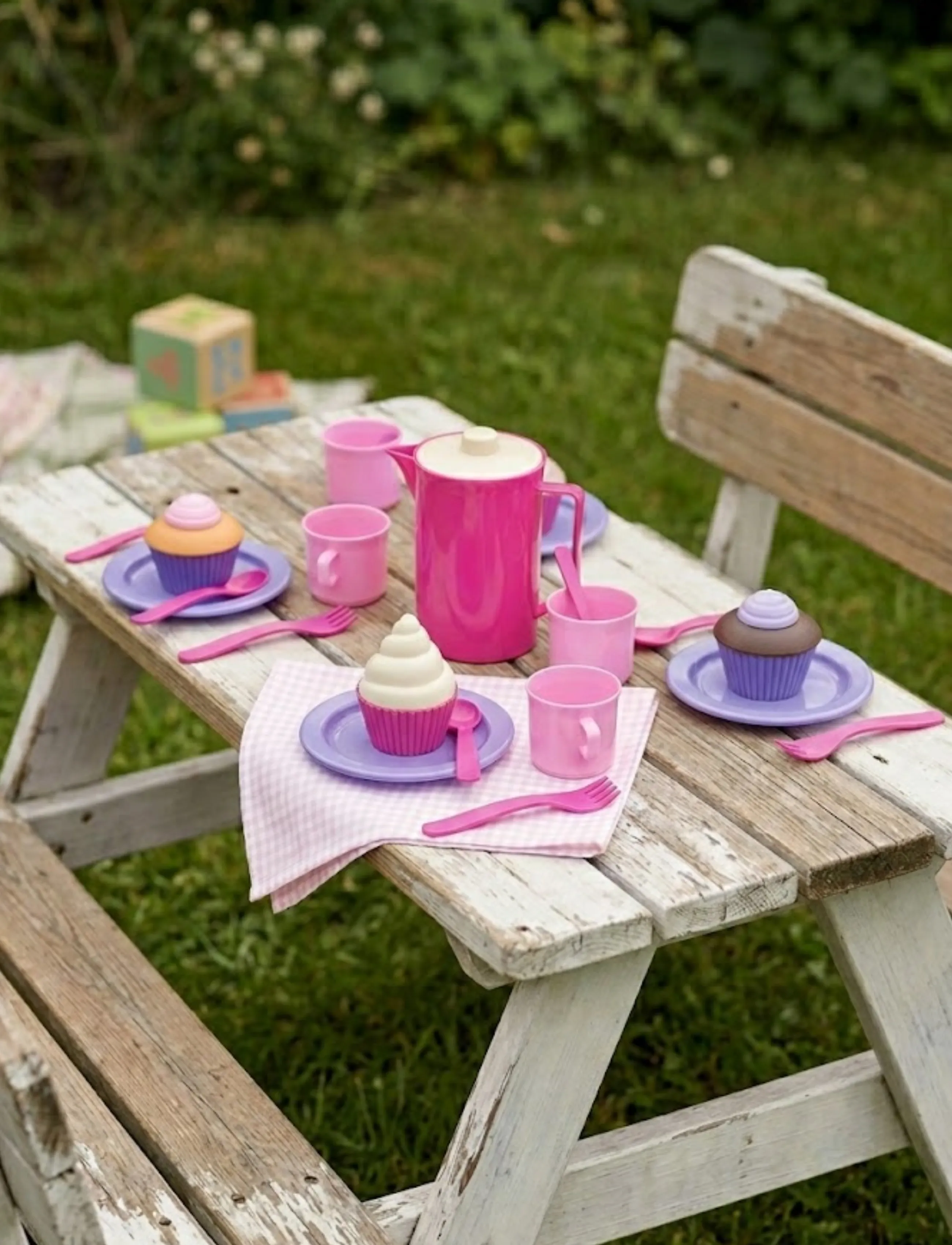 Dantoy - MLP COFFEE-CUPCAKE SET IN BOX 20 PCS - kaffi- og tesett - pink, purple, brown, white - 5