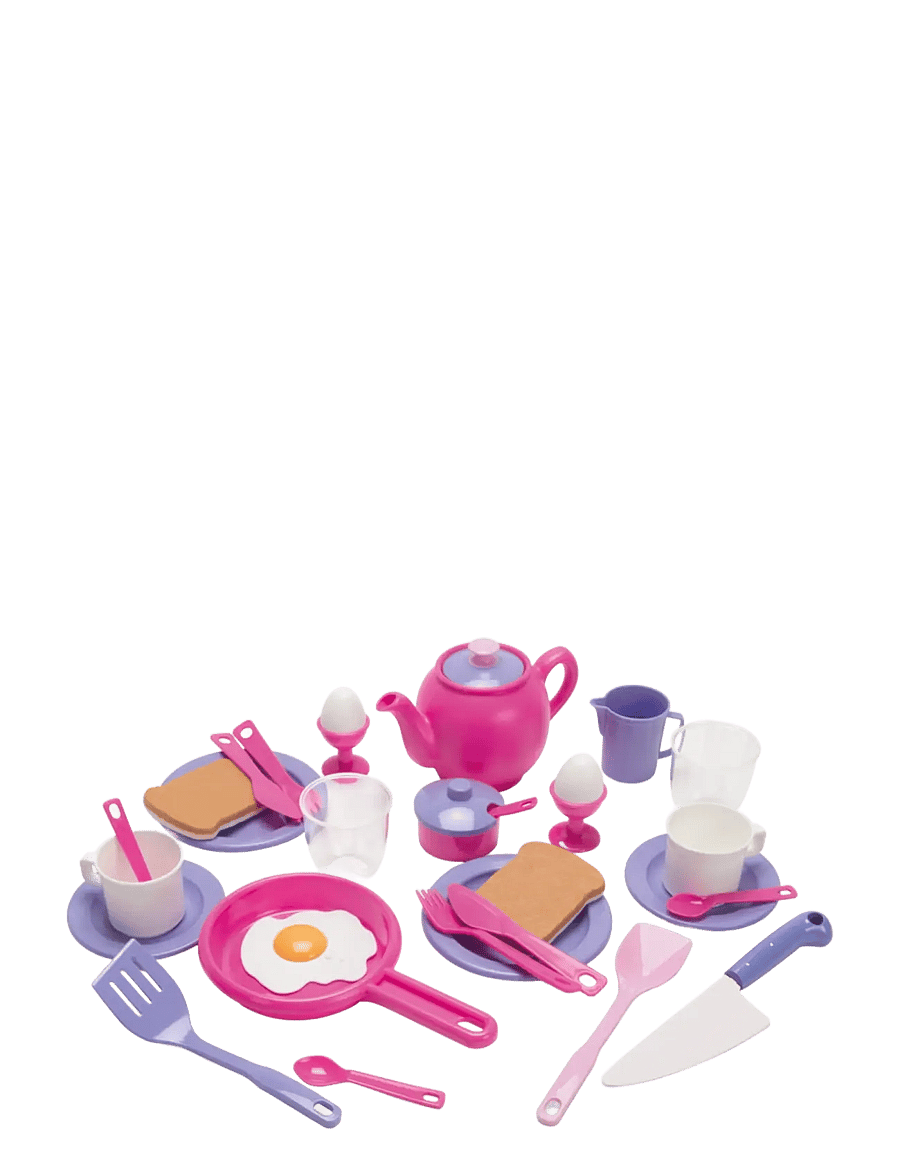 Dantoy - MLP LUNCH SET IN BOX 18 PCS - kaffi- og tesett - pink, purple, red, yellow, white, green - 1