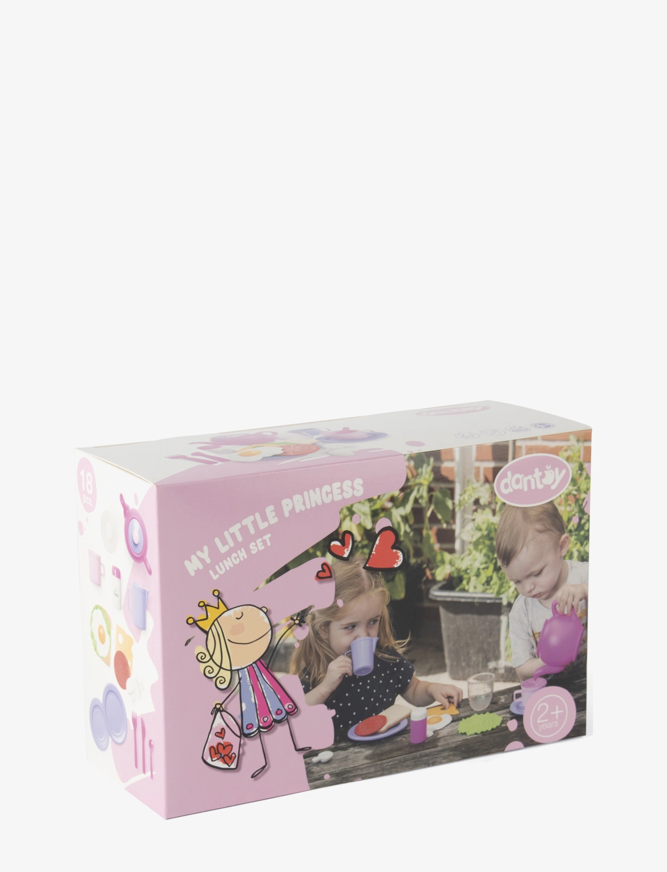 Dantoy - MLP LUNCH SET IN BOX 18 PCS - kaffi- og tesett - pink, purple, red, yellow, white, green - 2
