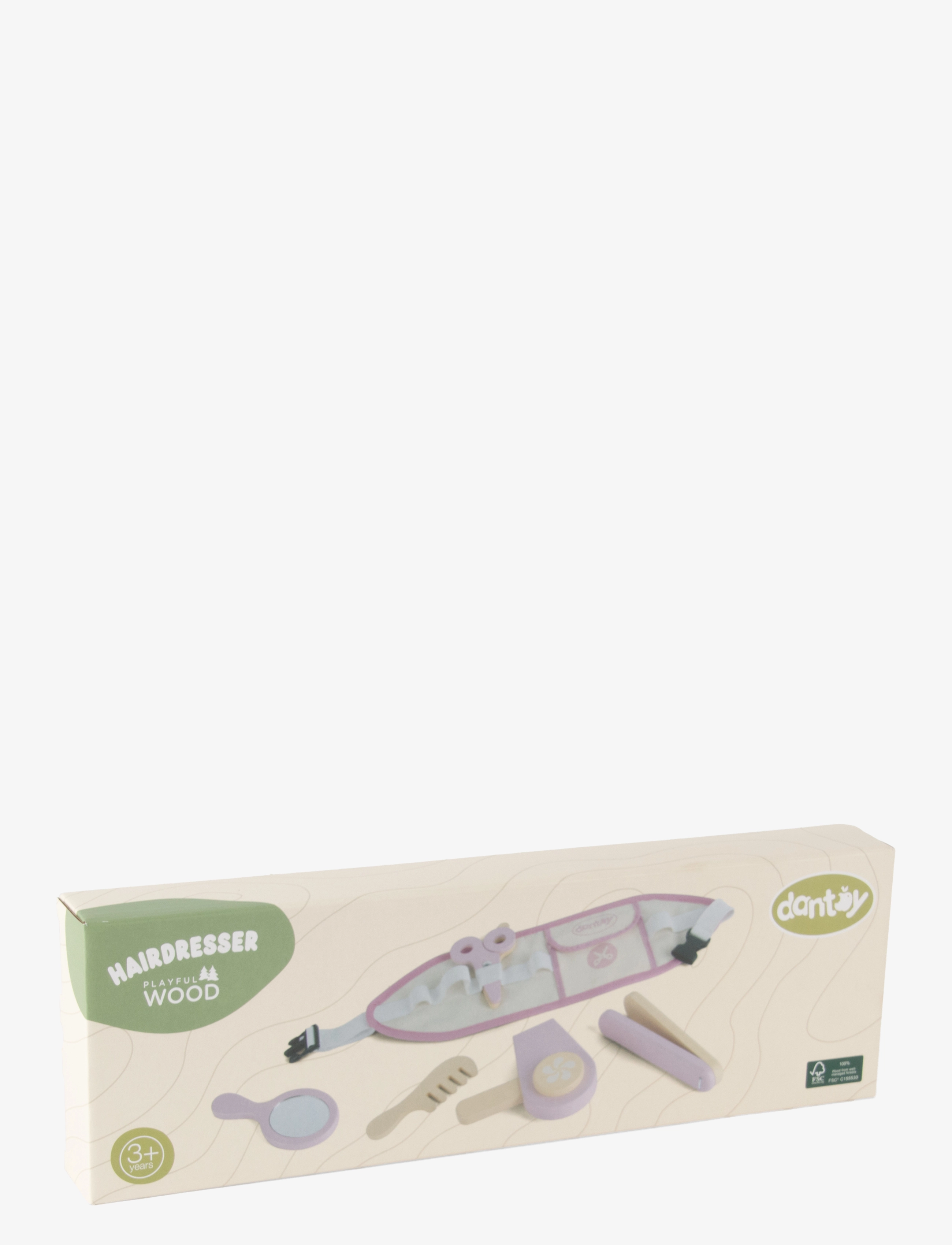 Dantoy - HAIRDRESSER SET WOODEN IN GIFT BOX 6 PARTS - faux maquillage et accessoires - mixed colours - 2