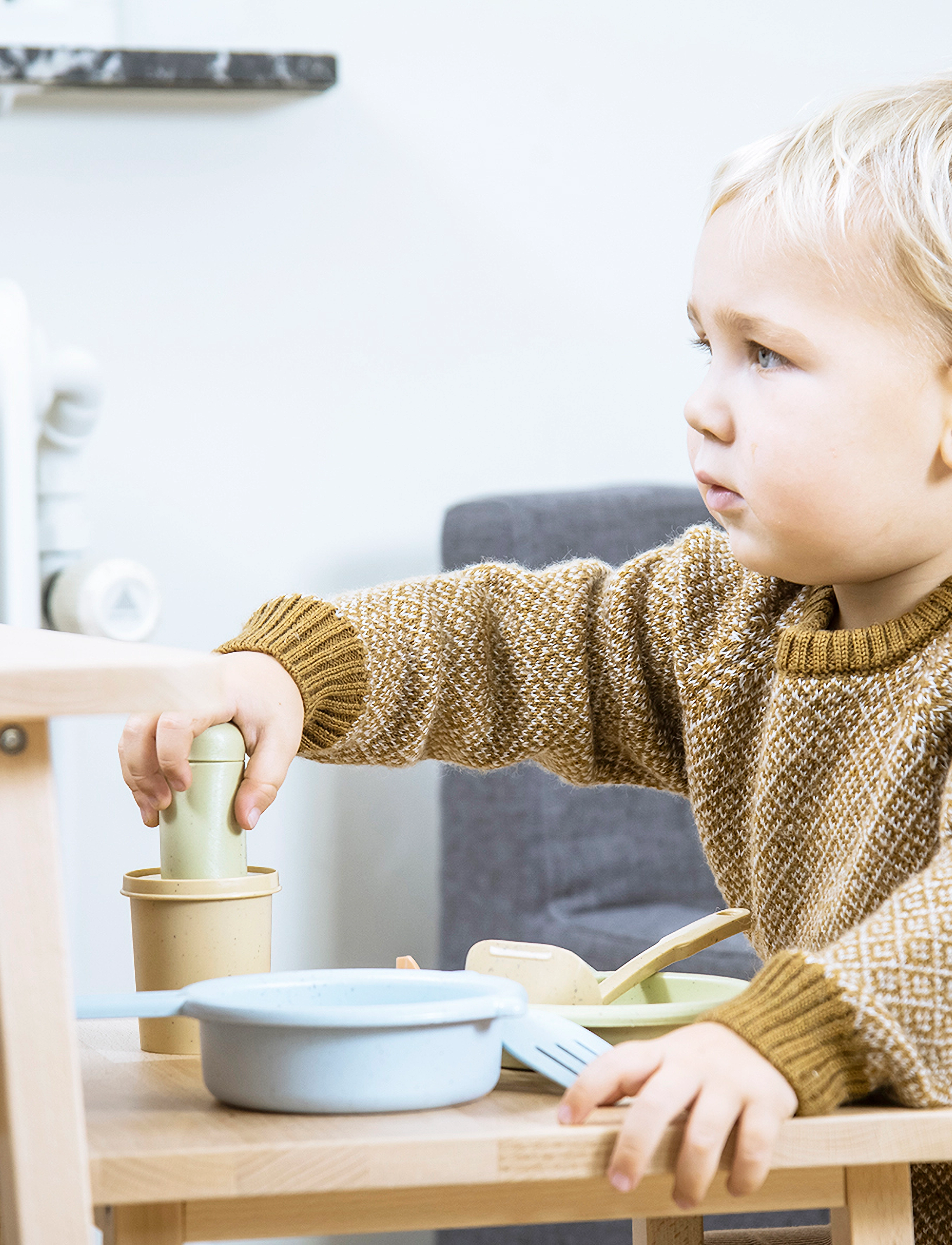 Dantoy Bio Kitchen Set In Gift Box, Børn, Toy Kitchen Tilbehør, Multi/mønstret, Str: ONE SIZE