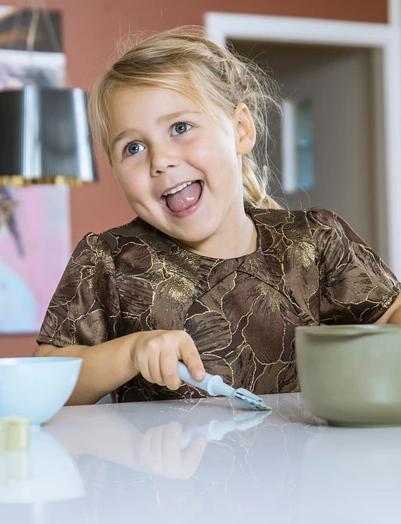 Dantoy - BIO BAKING SET IN GIFT BOX - toy kitchen accessories - army-green, dusty-orange, dusty-brown, dusty-blue - 0