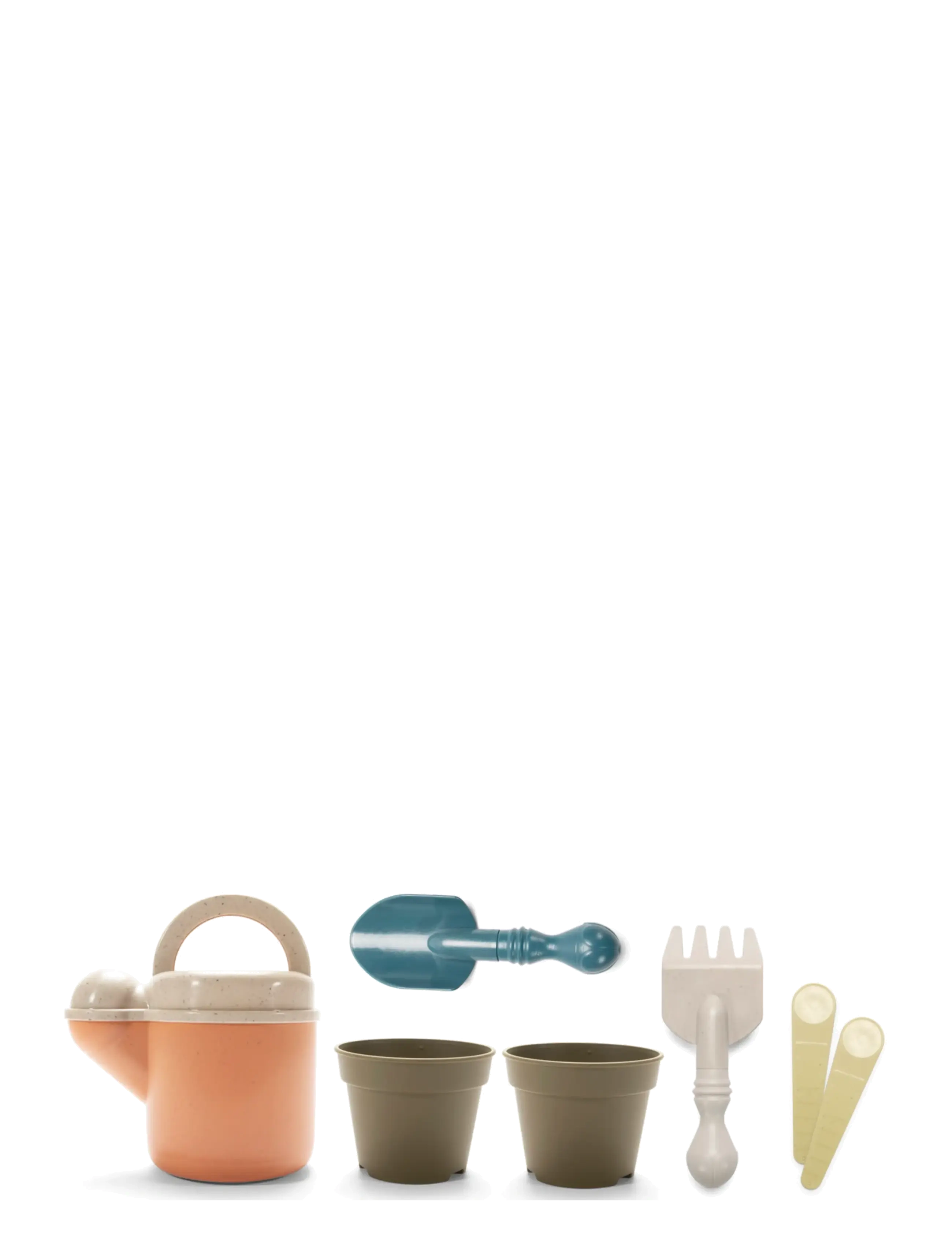 Dantoy BIO PLANTING SET WITH WATERING CAN - Dantoy - GRAY, DUSTYORANGE, MILITAIRY GREEN, PETROLEUMSBLUE / multi