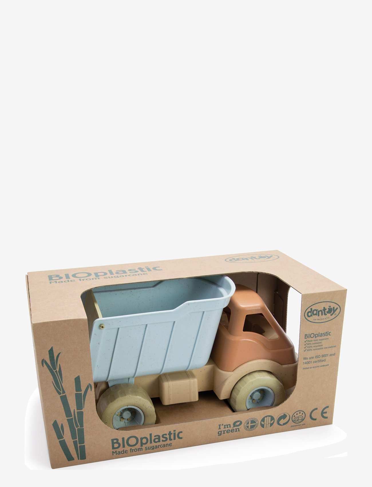 Dantoy - BIO TRUCK IN GIFT BOX - white, brown, blue, pink, army-green - 2