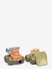 Dantoy - BIO CONSTRUCTION VEHICLE SET GIFTBOX - anleggsbiler - dusty-orange, dusty-blue, dusty-brown, dusty-green - 0