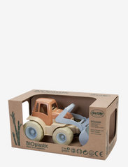 Dantoy - BIO TRACTOR IN GIFT BOX - alhaisimmat hinnat - dusty-blue, army-green, dusty-orange - 1