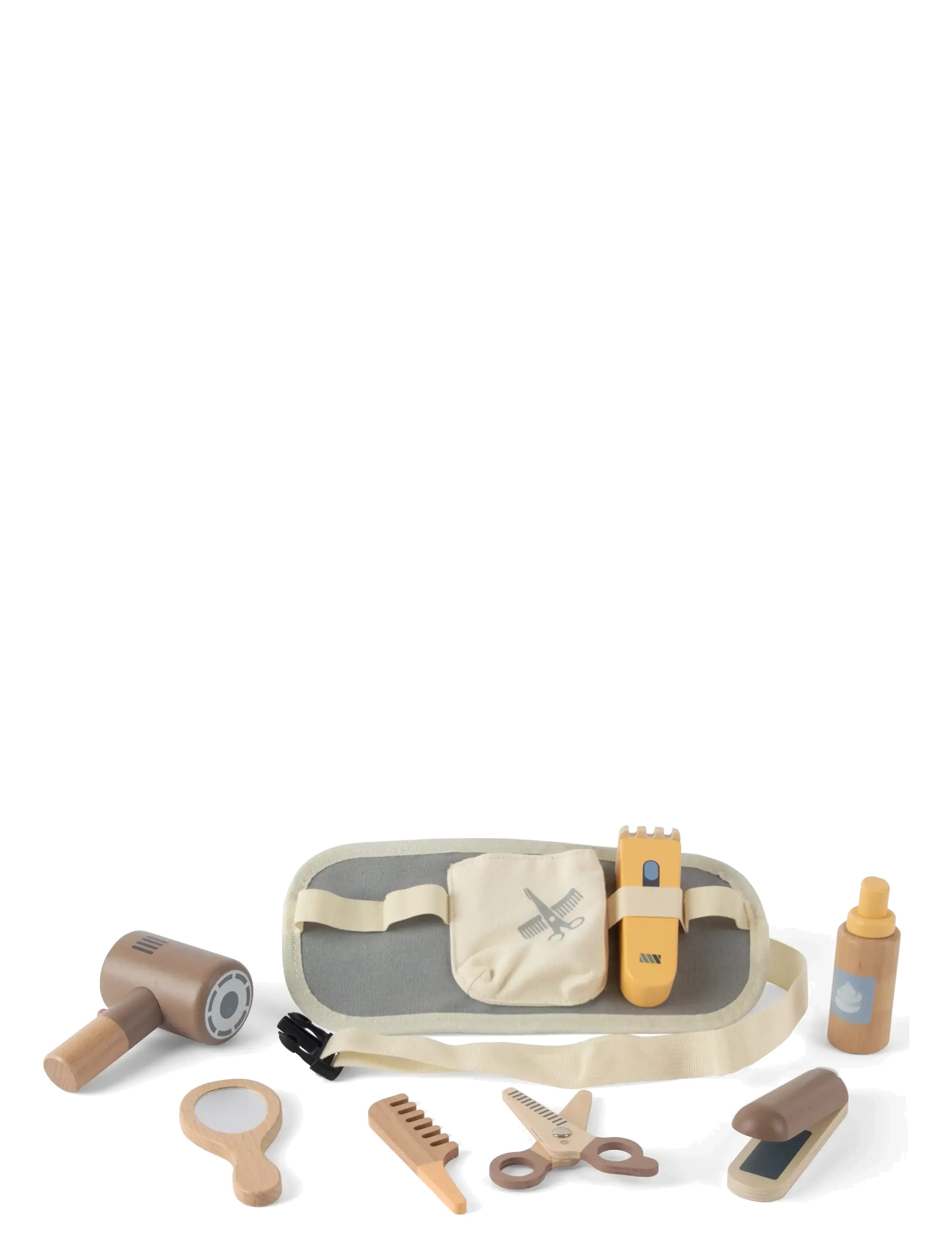 Dantoy BARBER PLAY SET WOOD IN GIFTBOX 8 PCS - Rollespill - MIXED COLOURS / multi