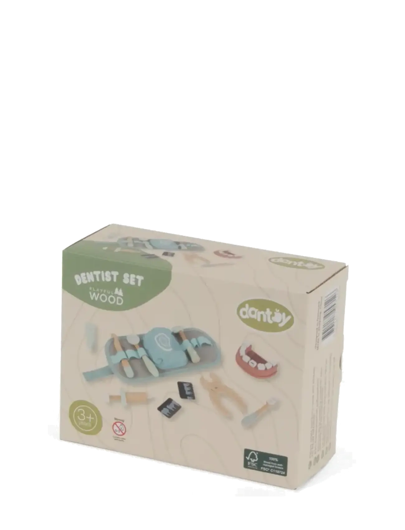 Dantoy - DENTIST PLAY SET WOOD IN GIFTBOX 19 PCS - kinder-arztkoffer - mixed colours - 2