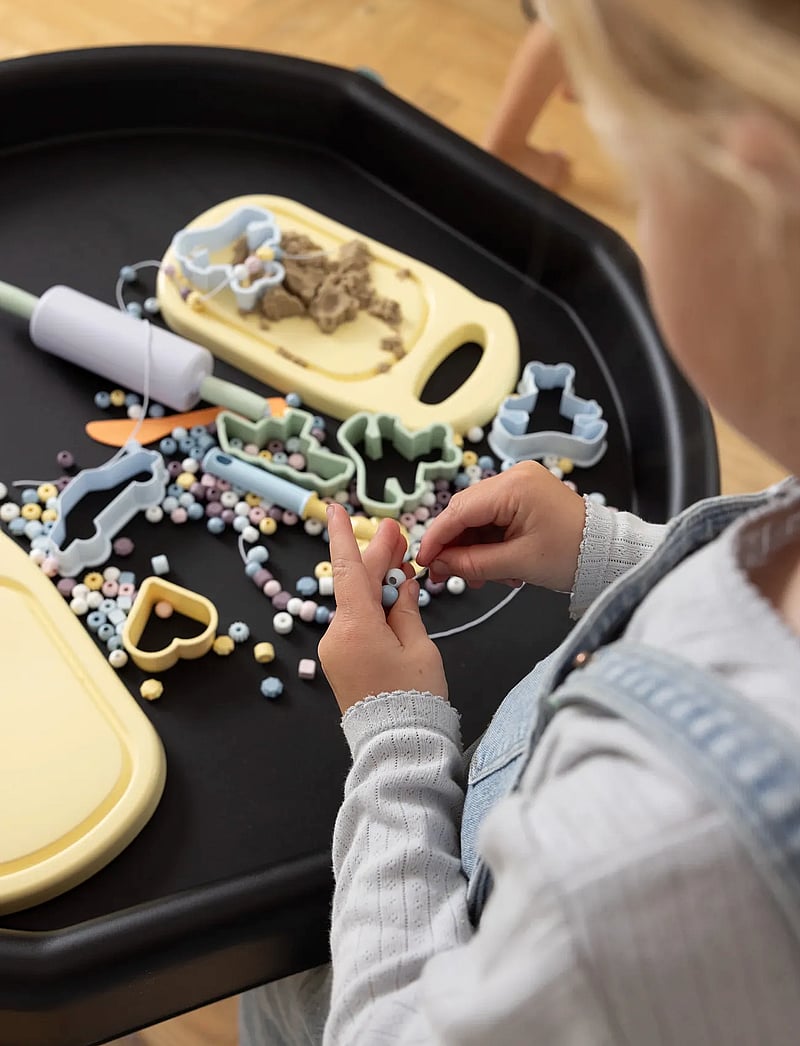 Dantoy - PASTEL PLAY DOUGH SET - green, light purple, light yellow, orange, summer blue - 2