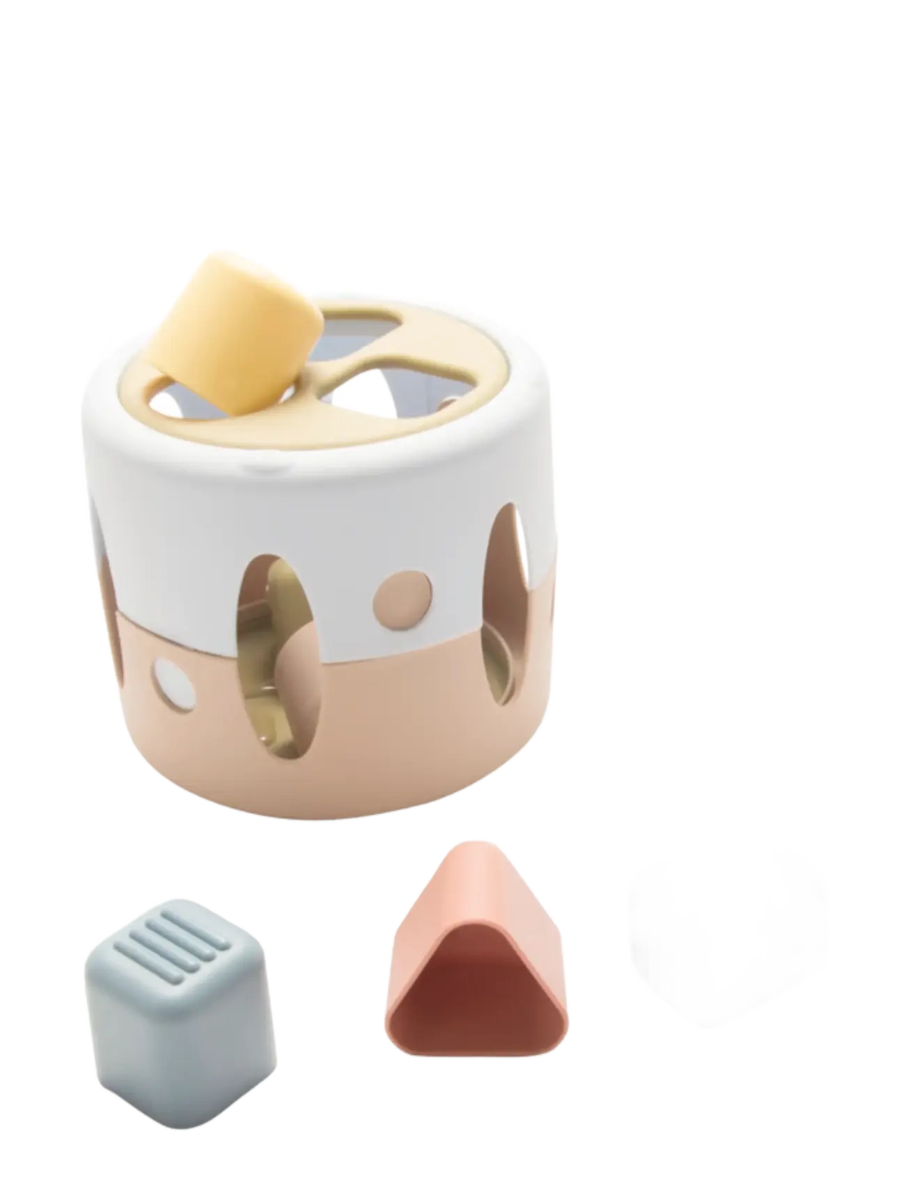 DANTOY Tiny Bio Shape Sorter In Giftbox Patterned - One Size - Kinder