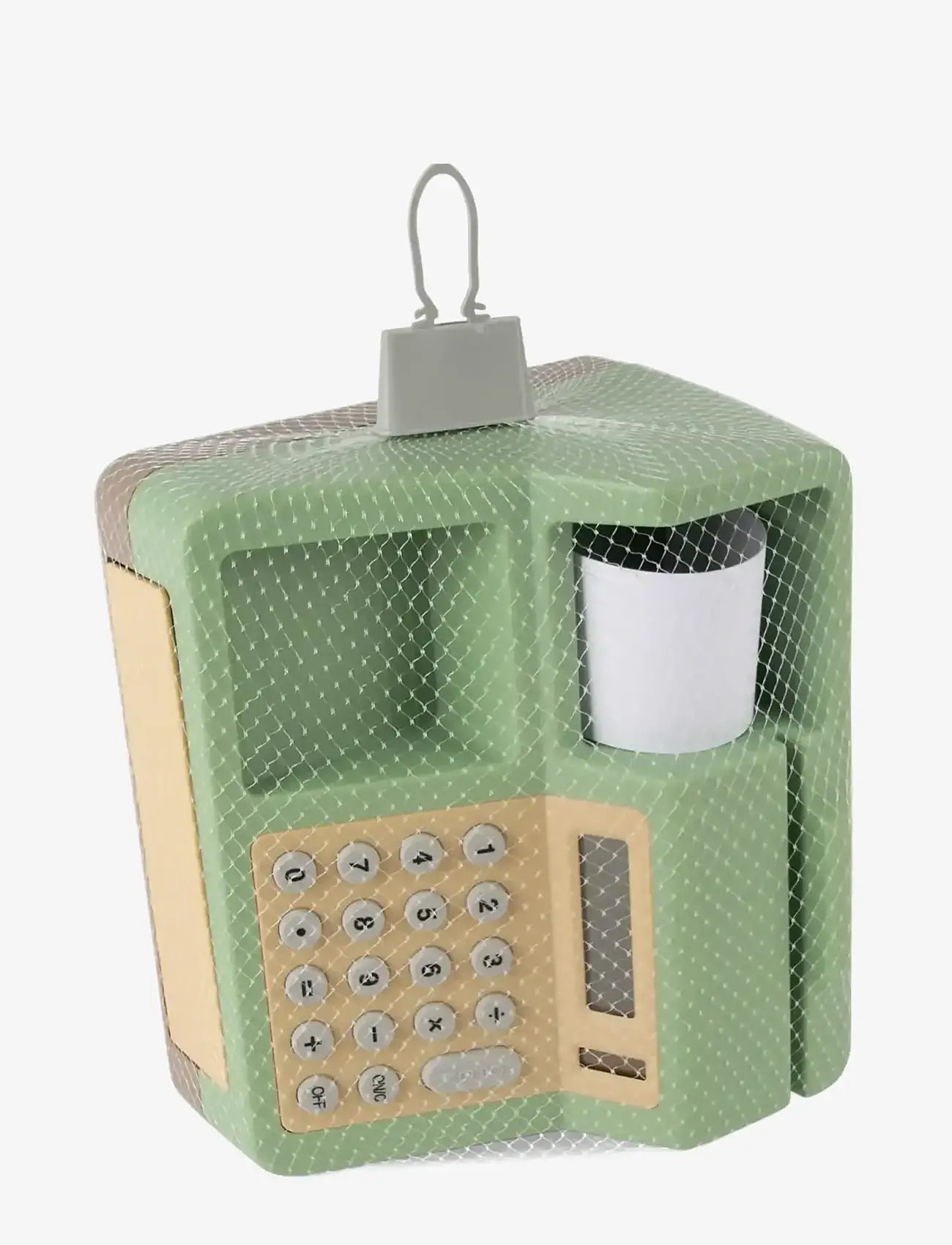 Dantoy - GG CASH REGISTER SET NET - legetøjskøbmandsboder - dust brown, gray, green, warm gray - 2