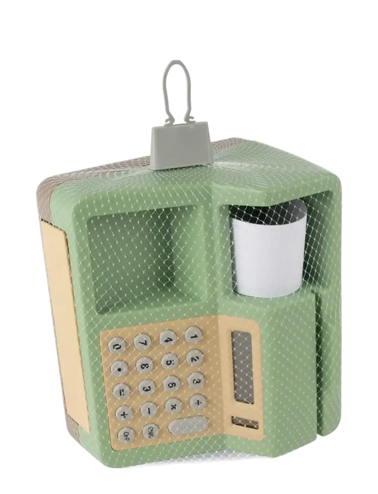 Dantoy - GG CASH REGISTER SET NET - legetøjskøbmandsboder - dust brown, gray, green, warm gray - 2