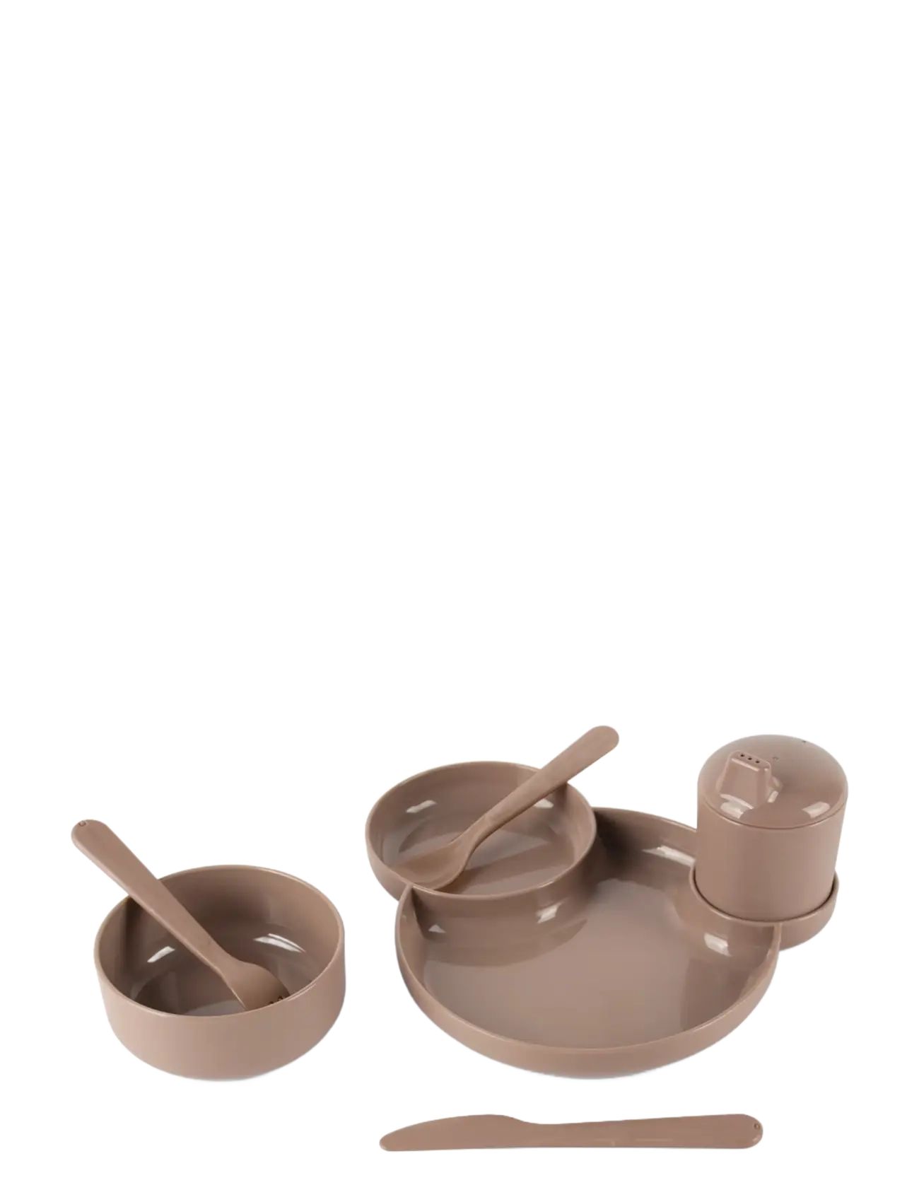 Dantoy - TINY BIO DINNER GIFTSET - essgeschirr - grey - 1