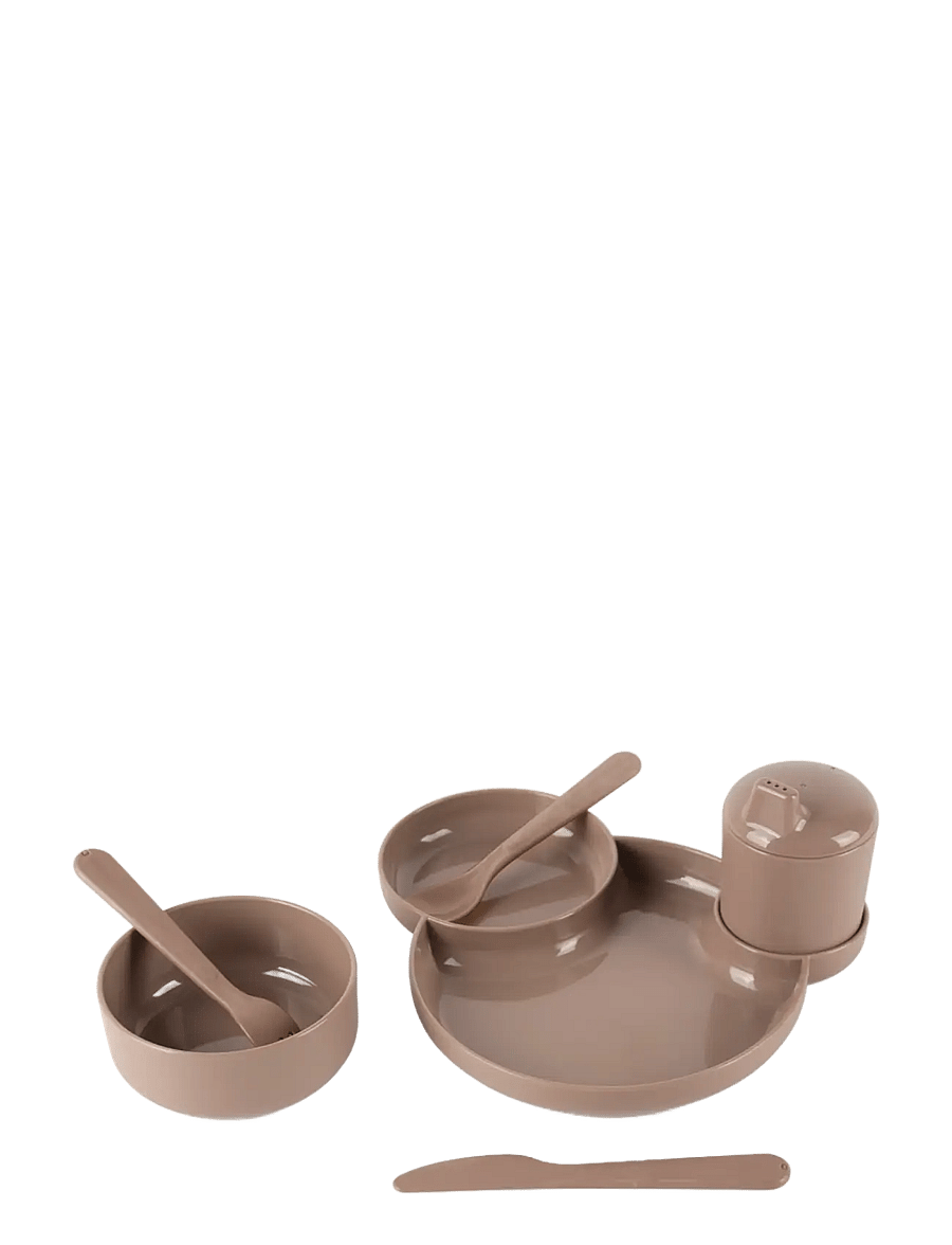 Dantoy - TINY BIO DINNER GIFTSET - essgeschirr - grey - 1