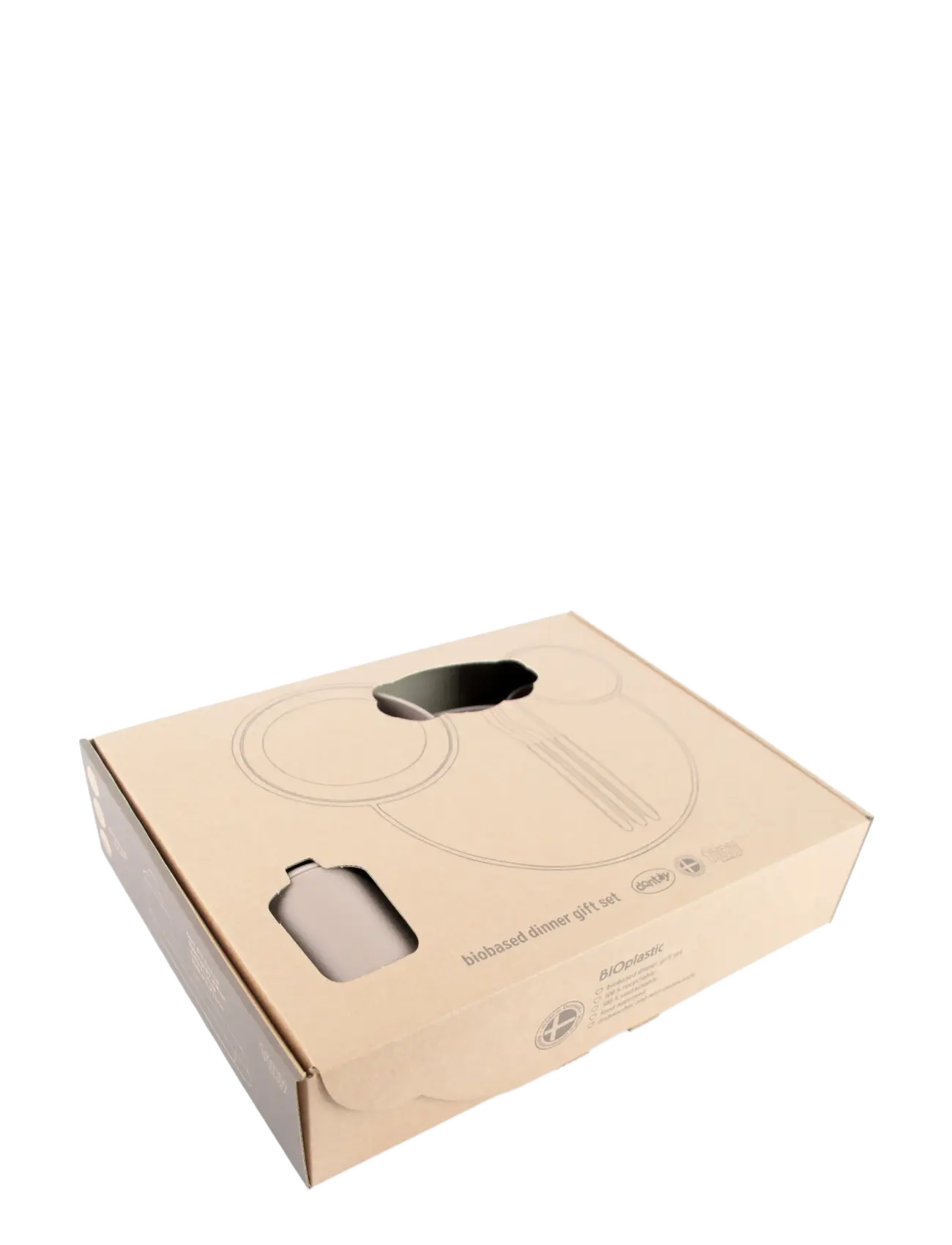 Dantoy - TINY BIO DINNER GIFTSET - essgeschirr - nude - 2