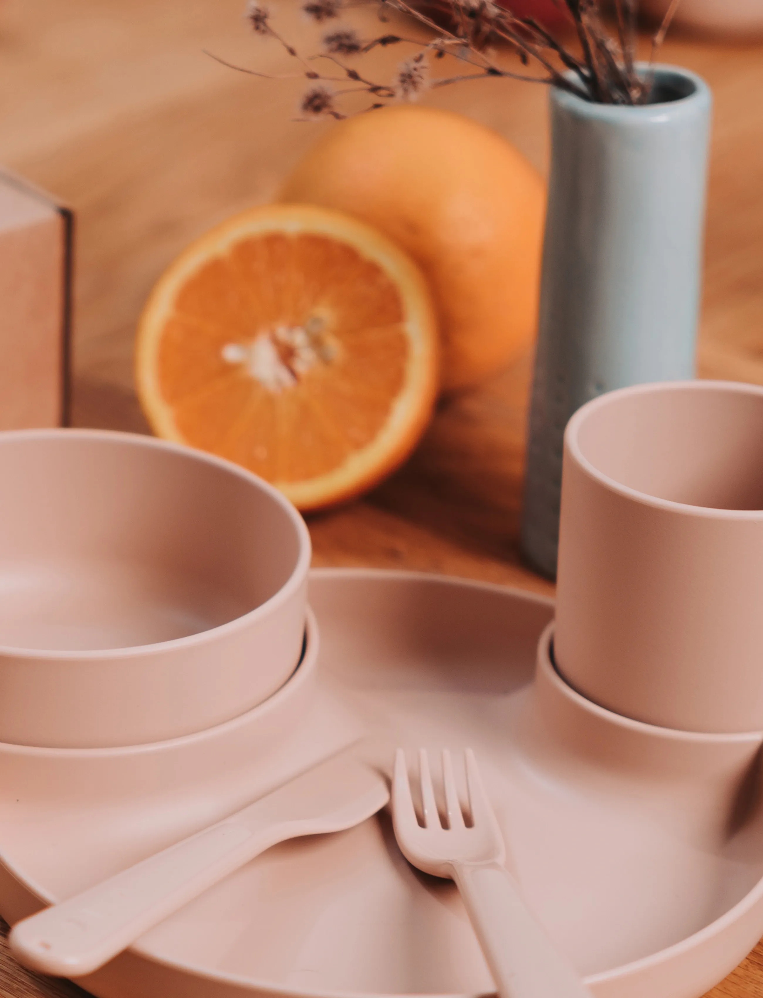 Dantoy - TINY BIO DINNER GIFTSET - essgeschirr - nude - 4