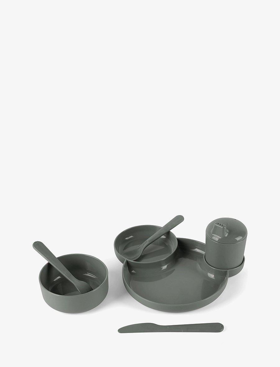 Dantoy - TINY BIO DINNER GIFTSET - essgeschirr - olive - 1