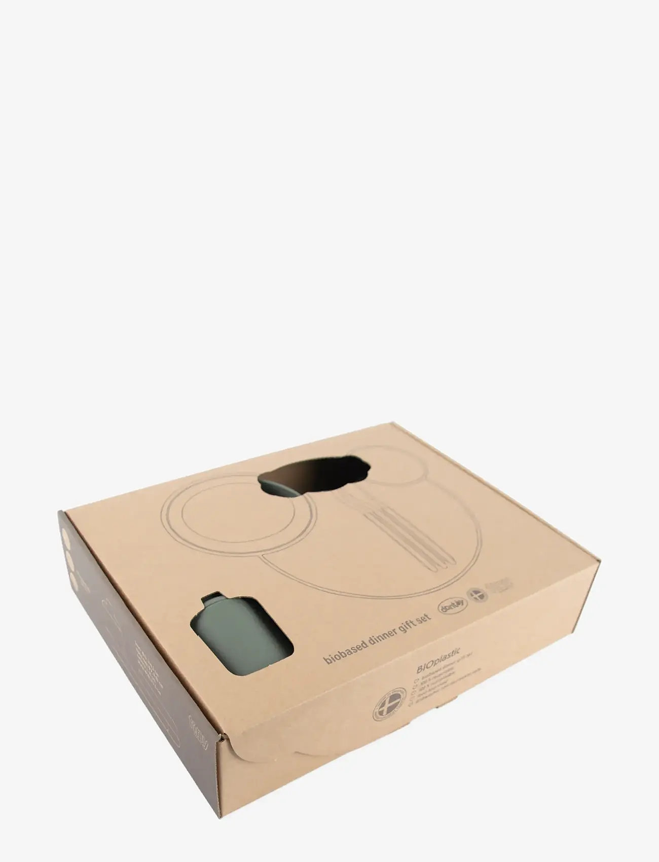 Dantoy - TINY BIO DINNER GIFTSET - olive - 1