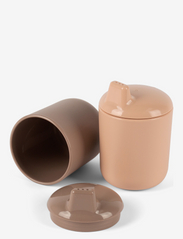 TINY BIOBASED SIPPY CUPS - NUDE AND GREY