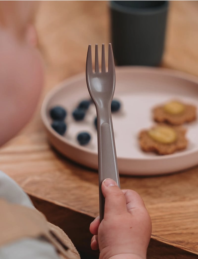 Dantoy - TINY BIOBASED CUTLERY SET - lapset - olive and grey - 2