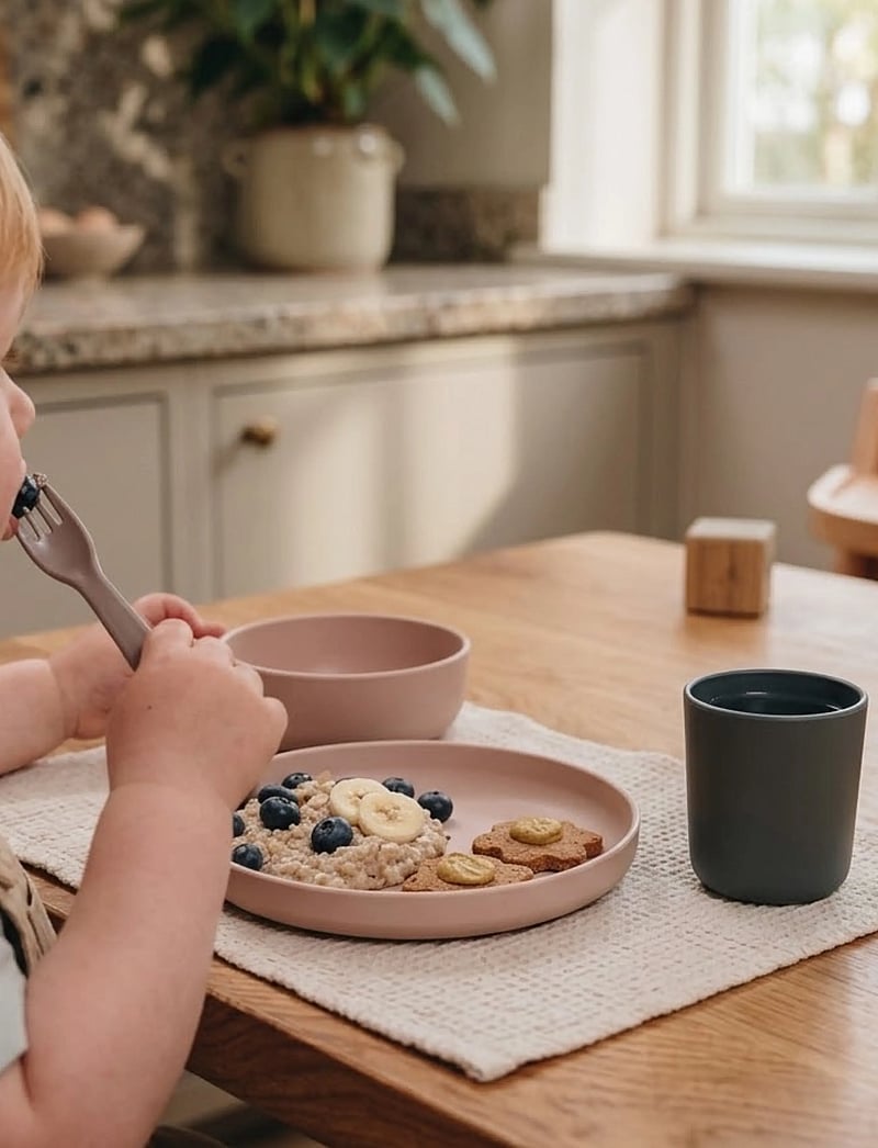 Dantoy - TINY BIOBASED CUTLERY SET - lapset - olive and grey - 3