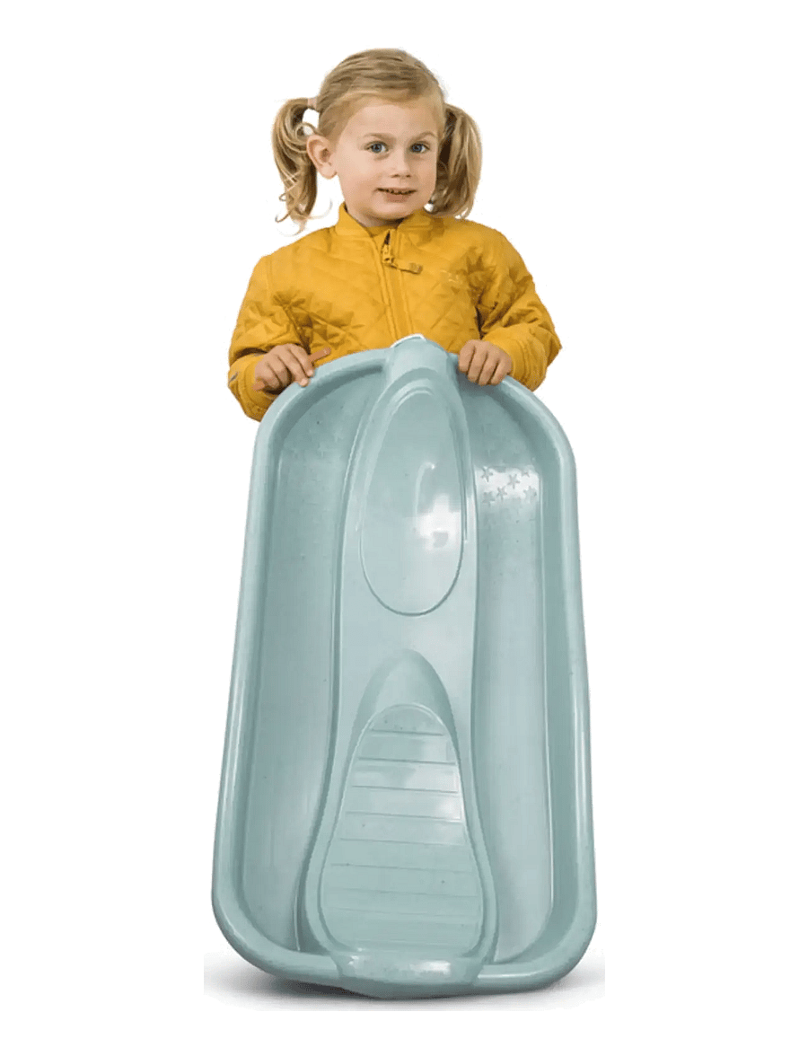 Dantoy - BIO BOBSLED W/O BRAKES DUSTY BLUE 79 CM - Žieminiai žaislai - blue - 1