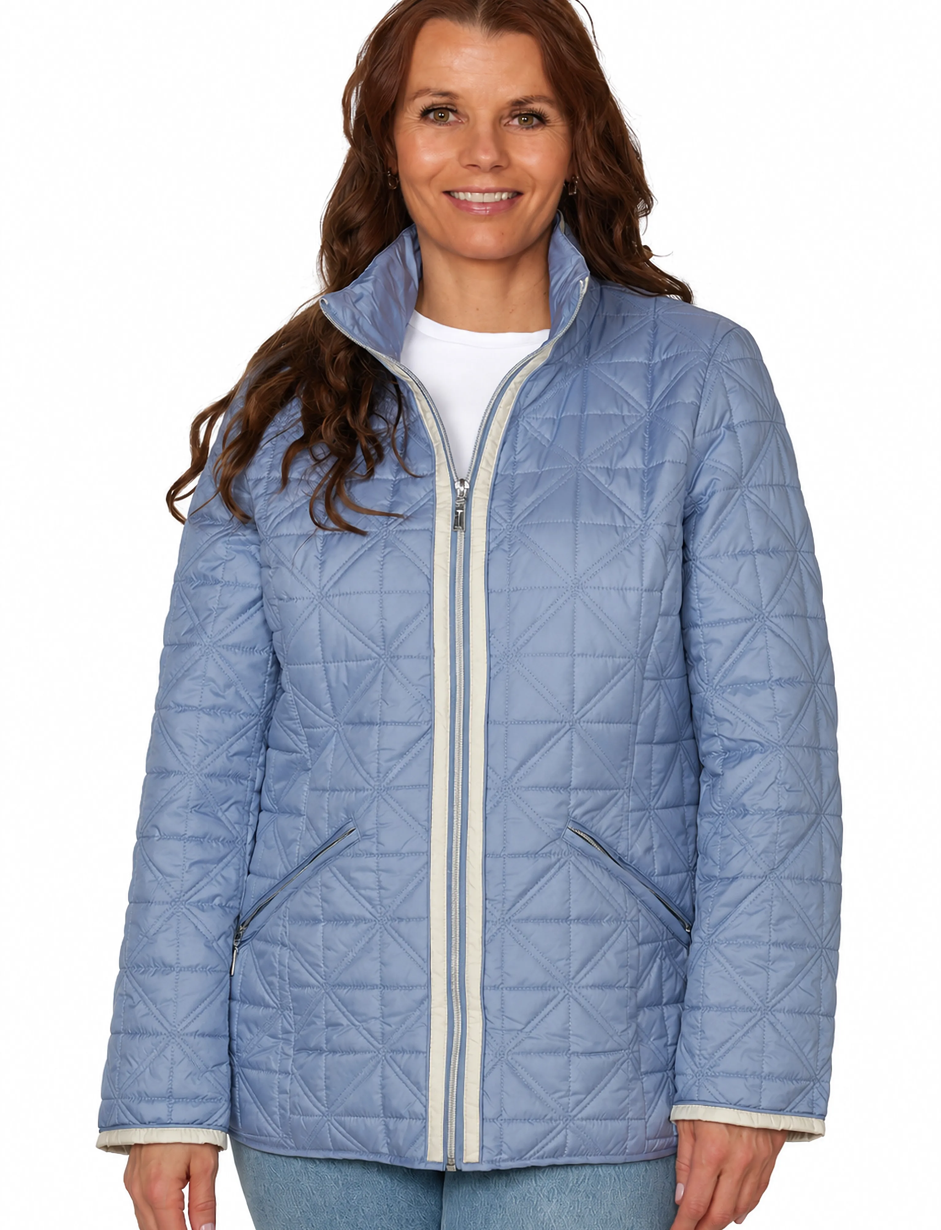 Danwear - Ghita - spring jackets - 21 light blue - 0