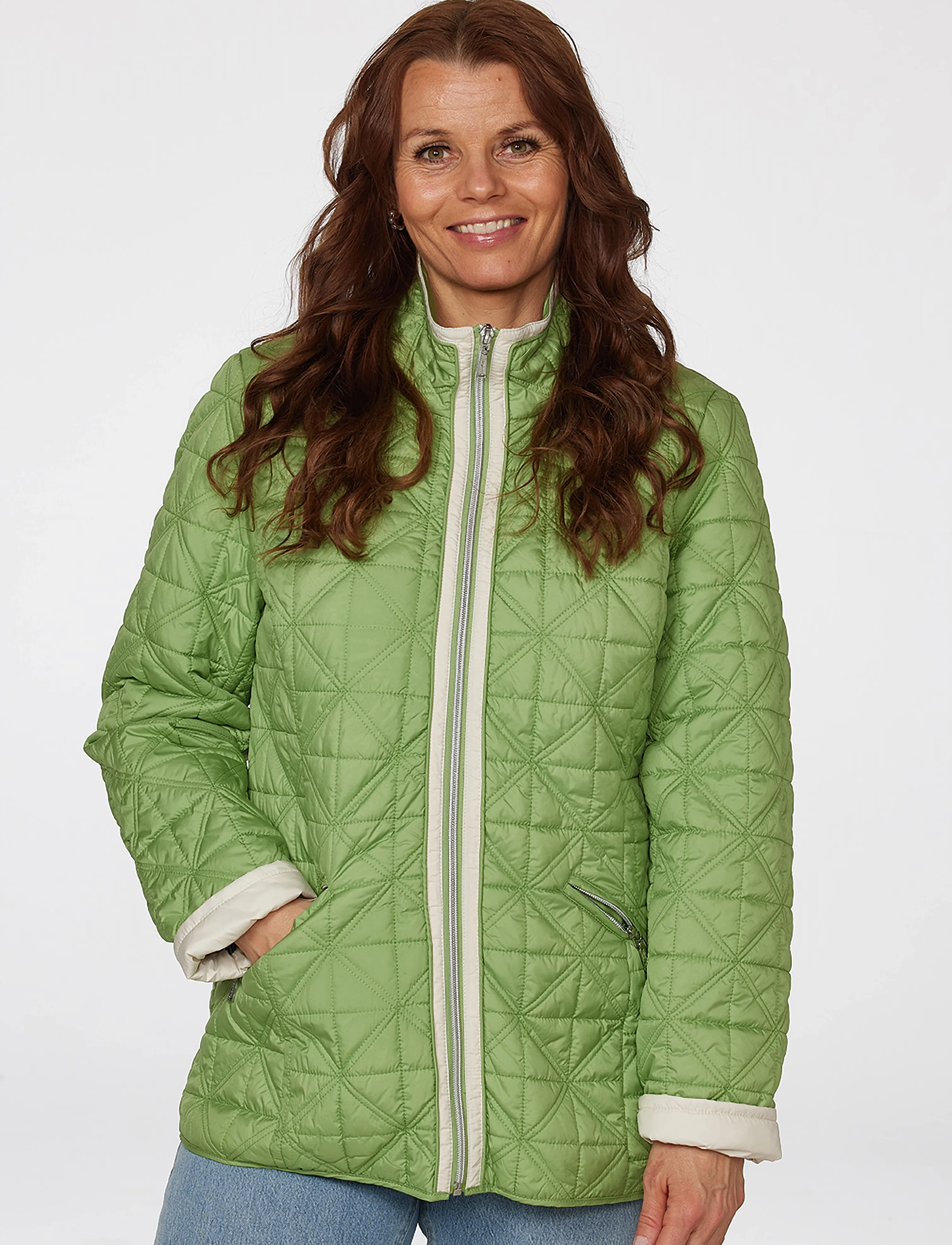 Danwear - Ghita - spring jackets - 64 apple green - 0