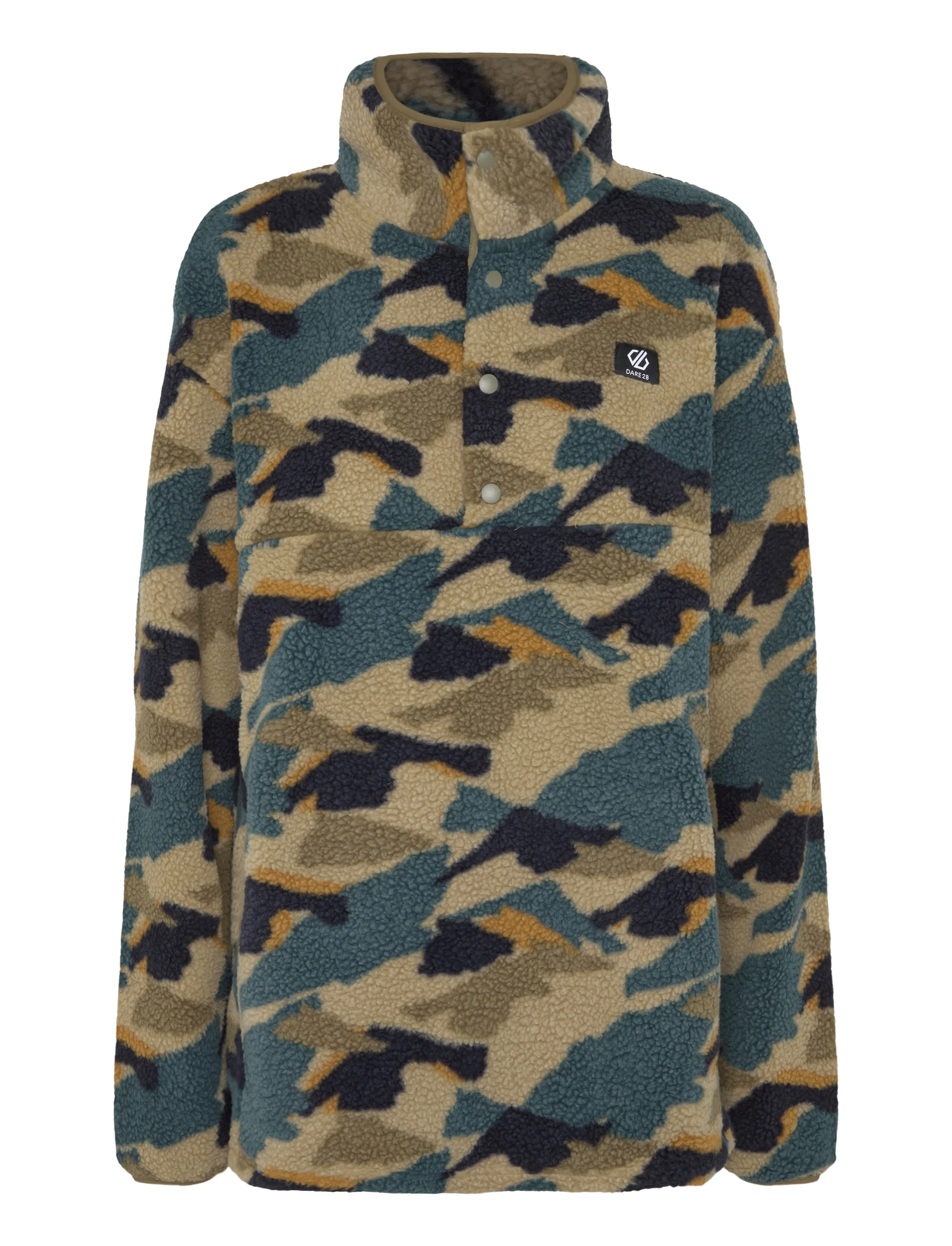 Dare2b MensPrintFleece - Kläder - MEDMNTPRNT / green