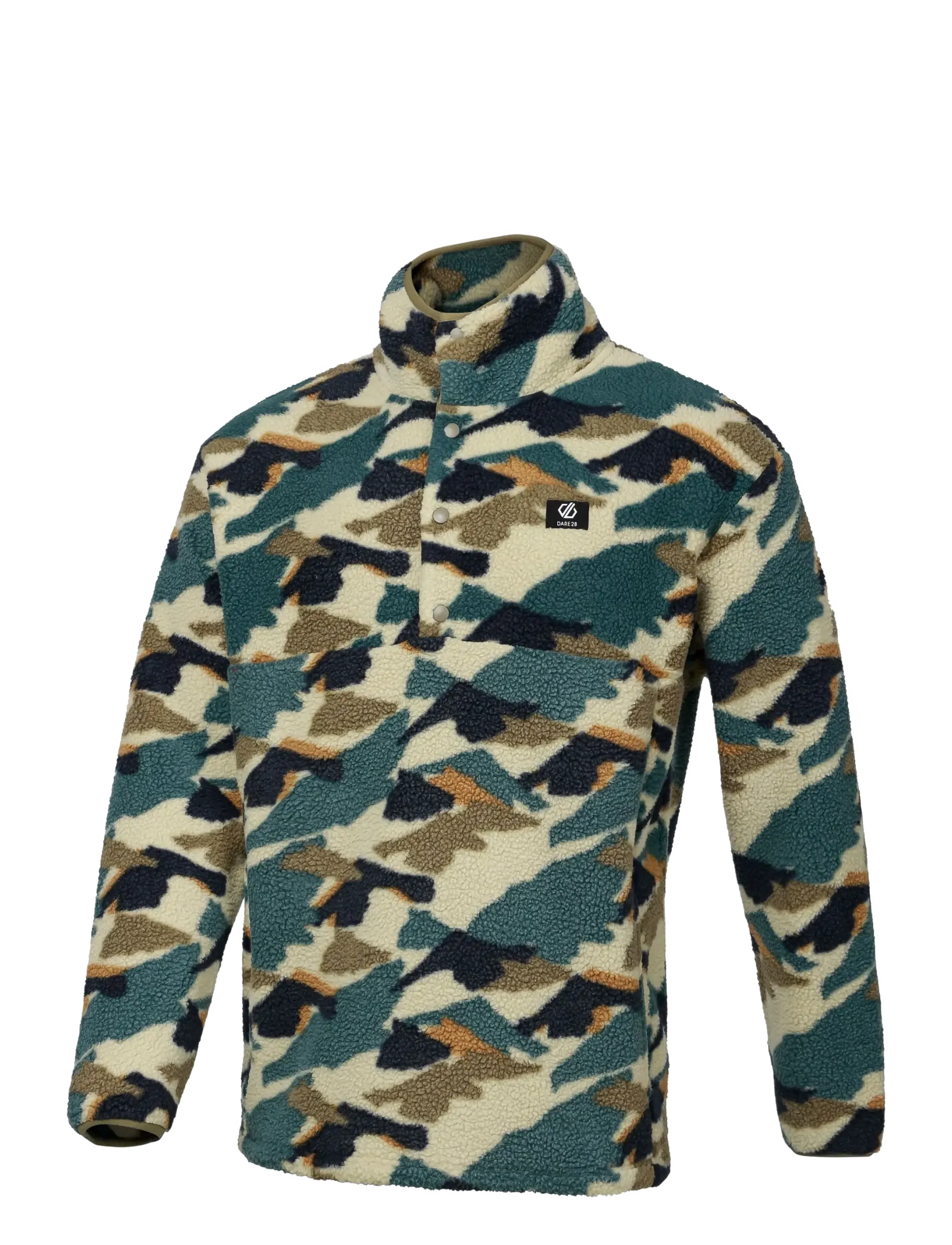 Dare2b MensPrintFleece - Kläder - MEDMNTPRNT / green