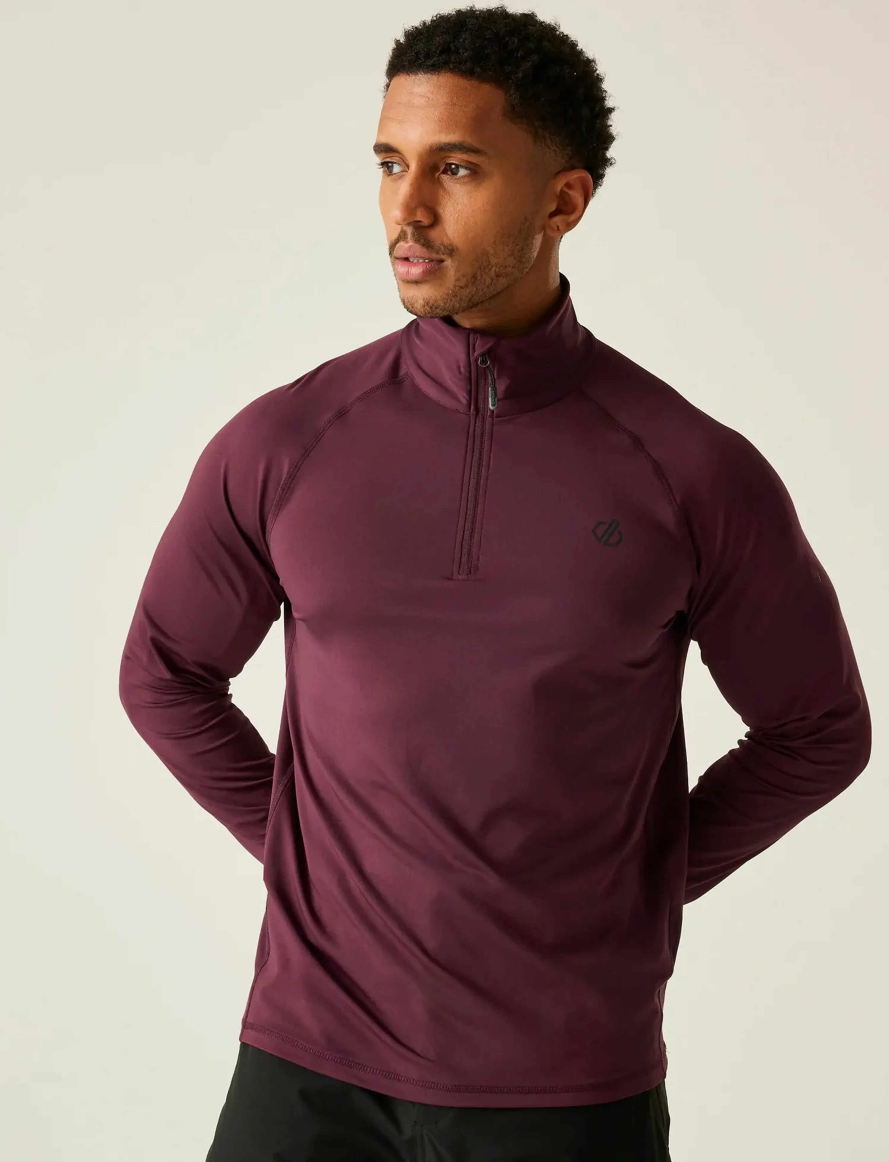 Dare2b Fuseupiicorest, XXL, Burgundy, Sport Overdele > Sport Long Sleeved Overdele, Herre