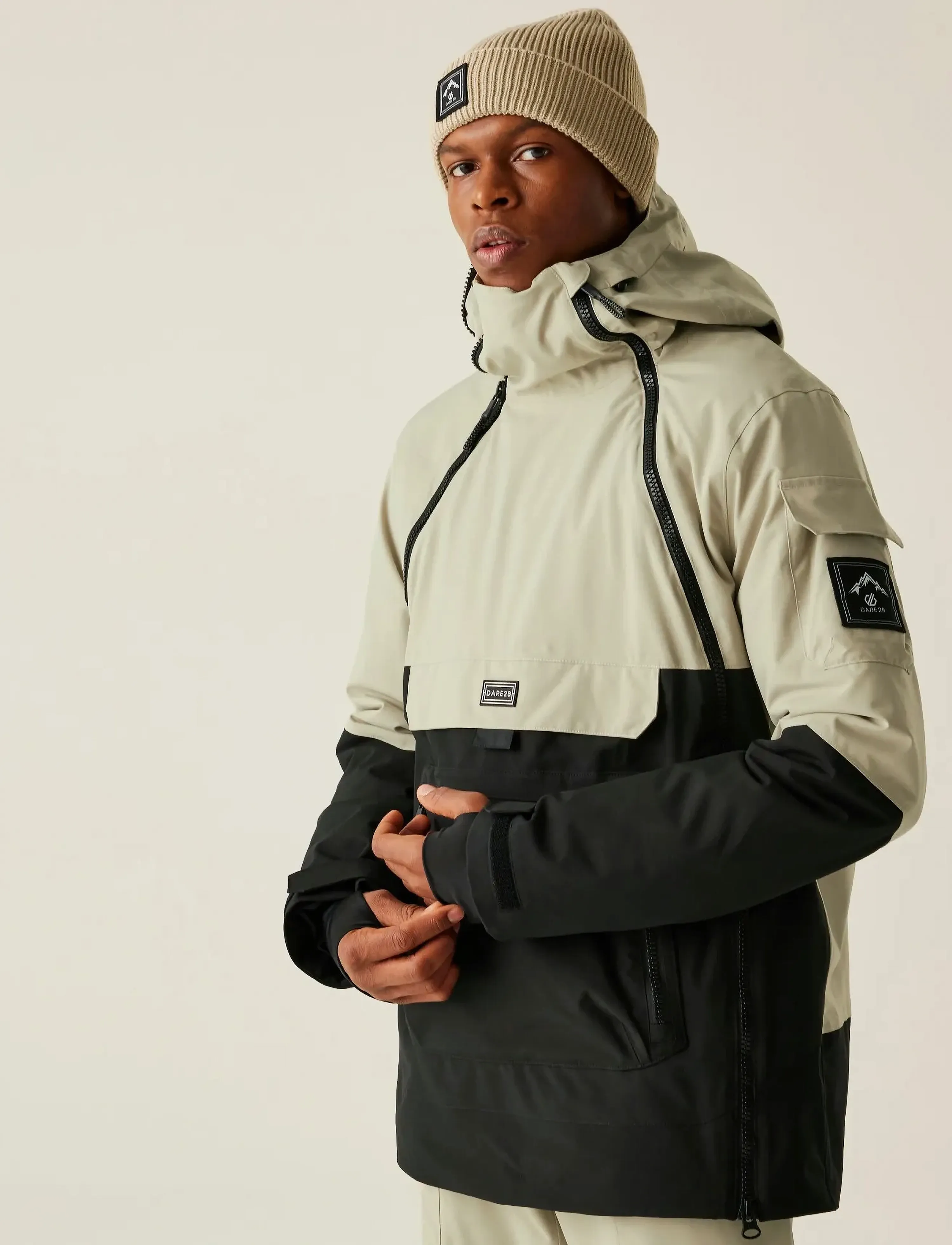 Dare2b T-Bar Overhead Ii Jacket, Mænd, Overhead Jakke, Grå, Str: XL