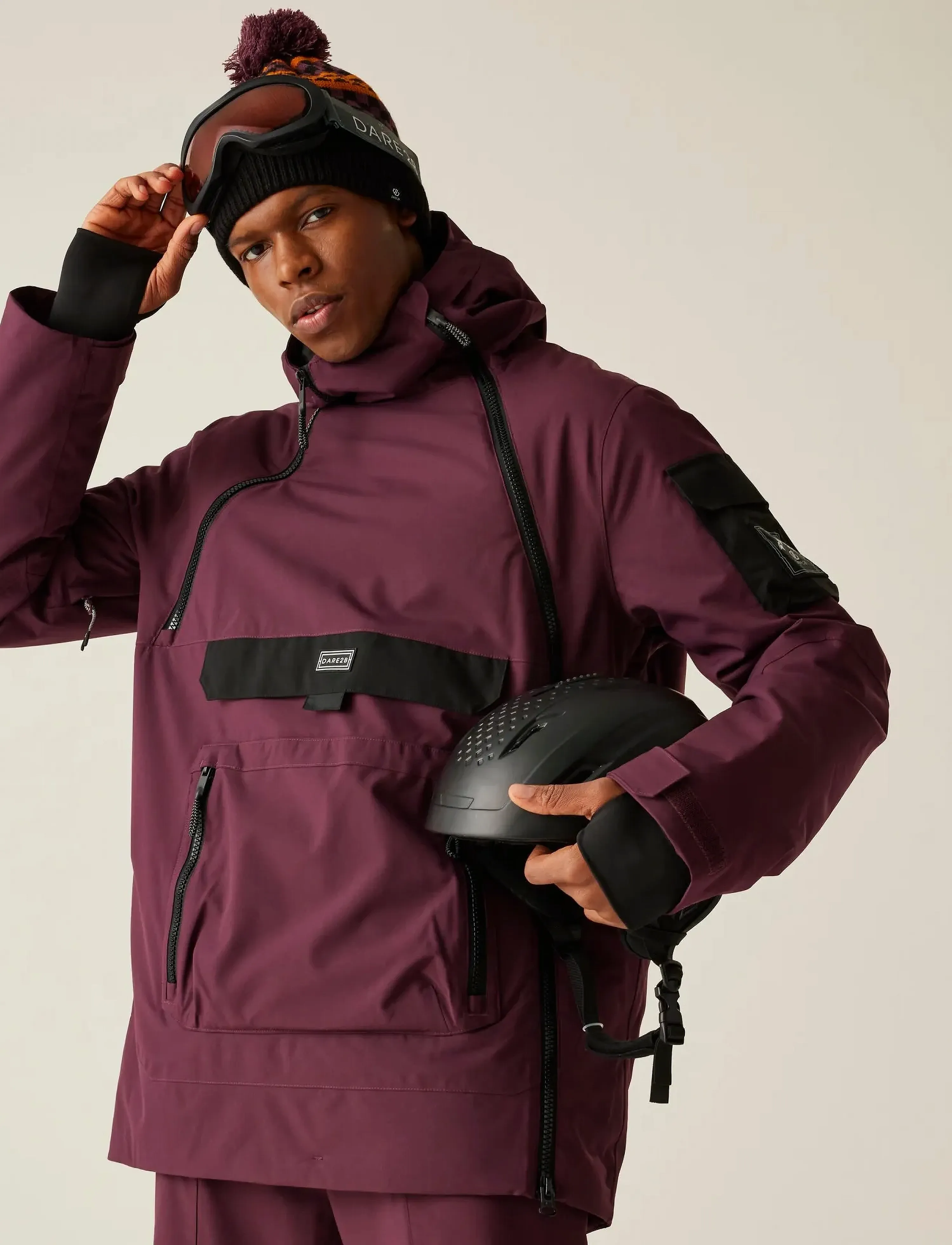 Dare2b T-Bar Overhead Ii Jacket, Mænd, Overhead Jakke, Bordeaux, Str: L