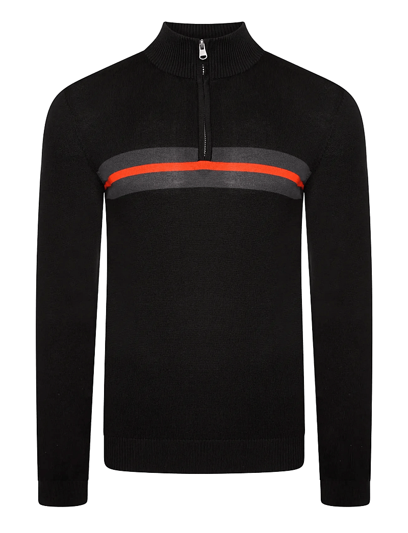 Dare2b - UniteUs1/4ZipKntd / UniteUs1/4ZipKntd - sweatshirts - blk/amberglo - 0