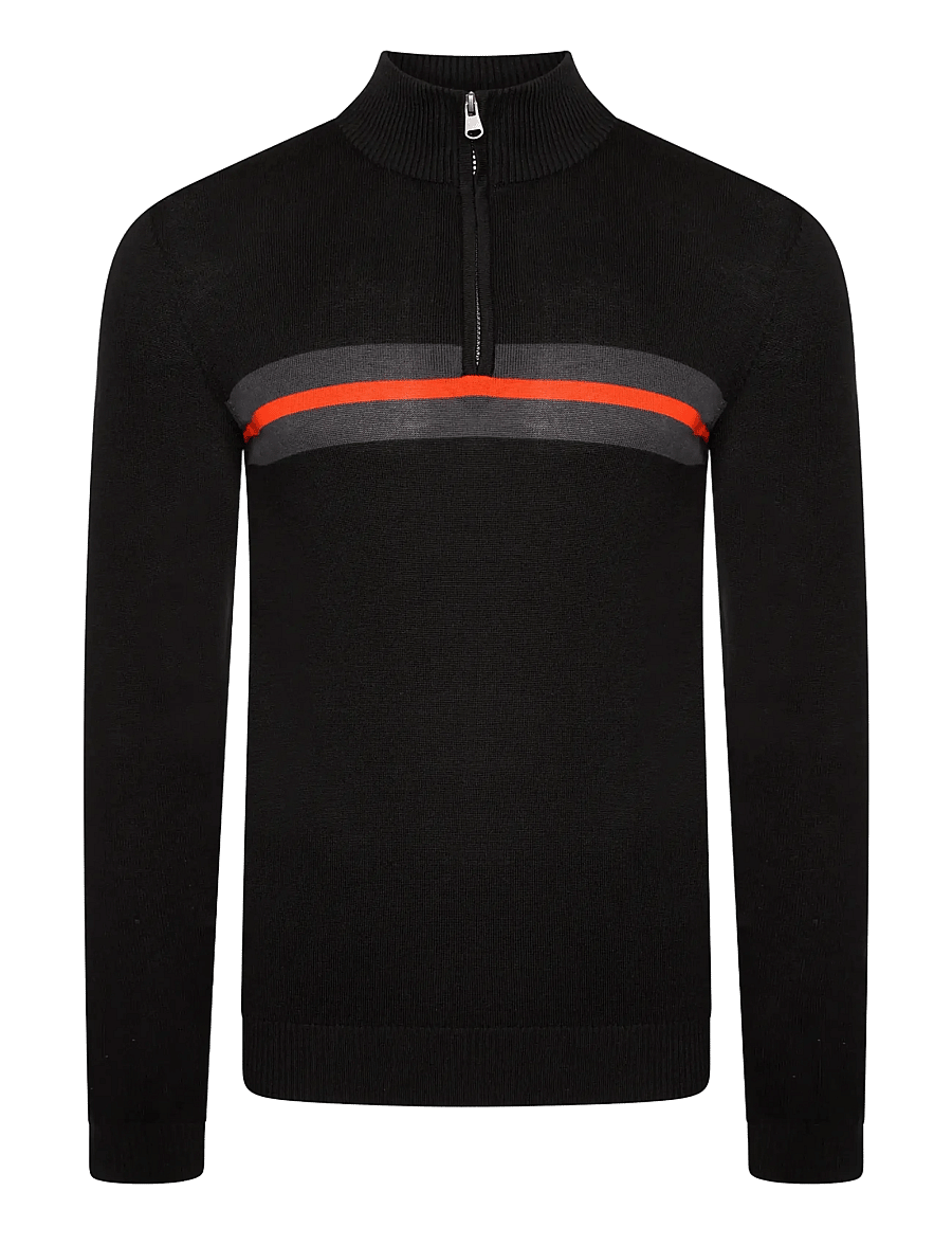 Dare2b - UniteUs1/4ZipKntd / UniteUs1/4ZipKntd - dressipluusid - blk/amberglo - 0