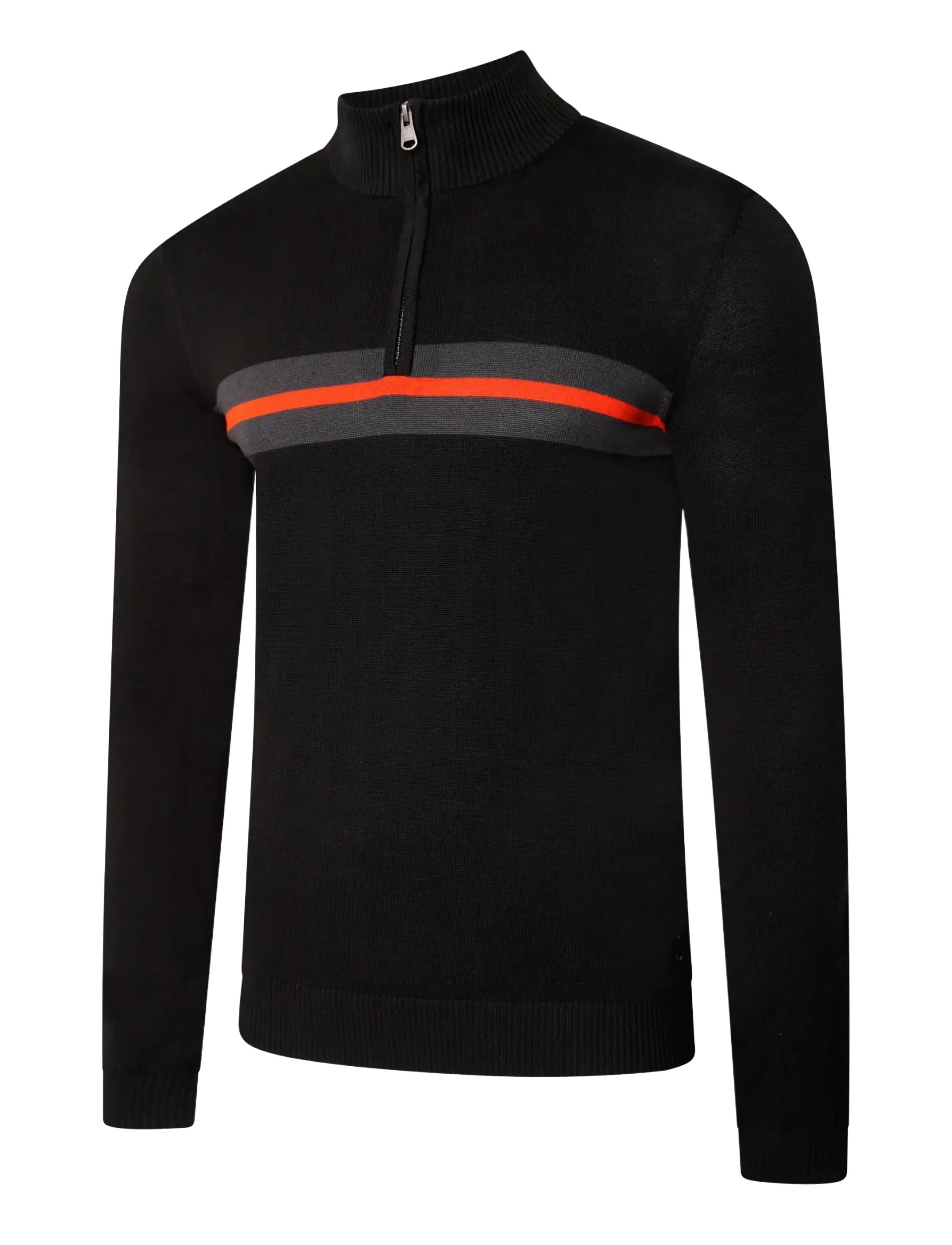 Dare2b - UniteUs1/4ZipKntd / UniteUs1/4ZipKntd - sweatshirts - blk/amberglo - 2