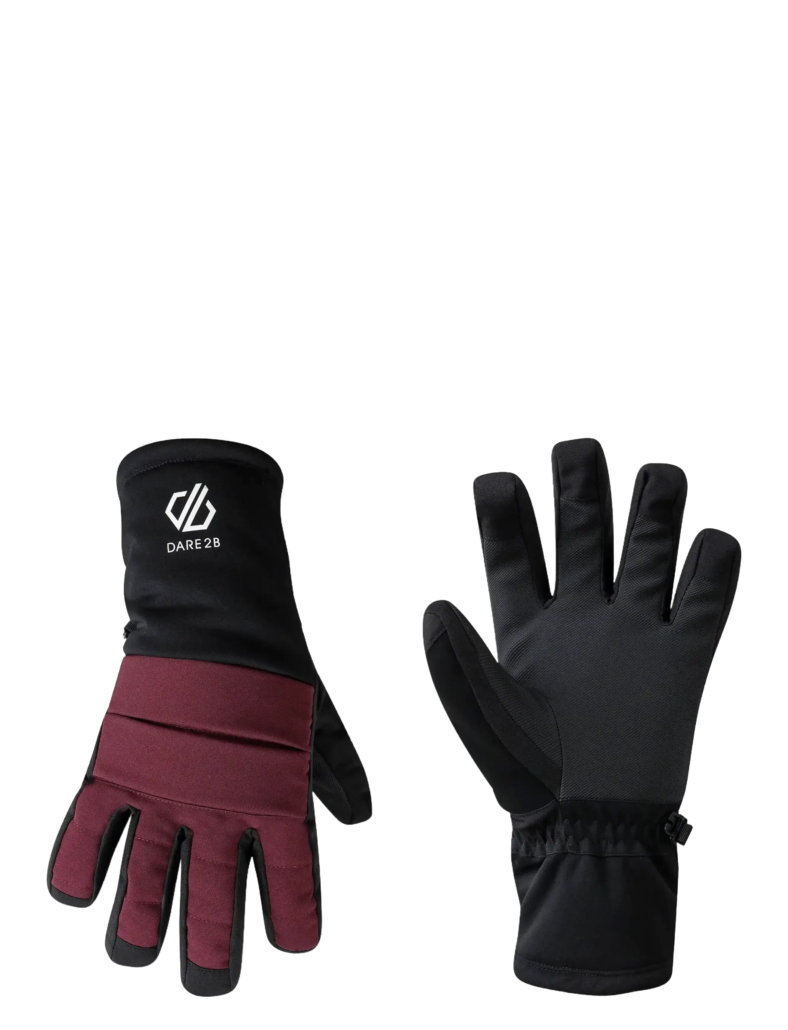 Dare2b Freeride Unisex Glove, XL, Burgundy, Sport Gloves > Sport Finger Gloves, Dame