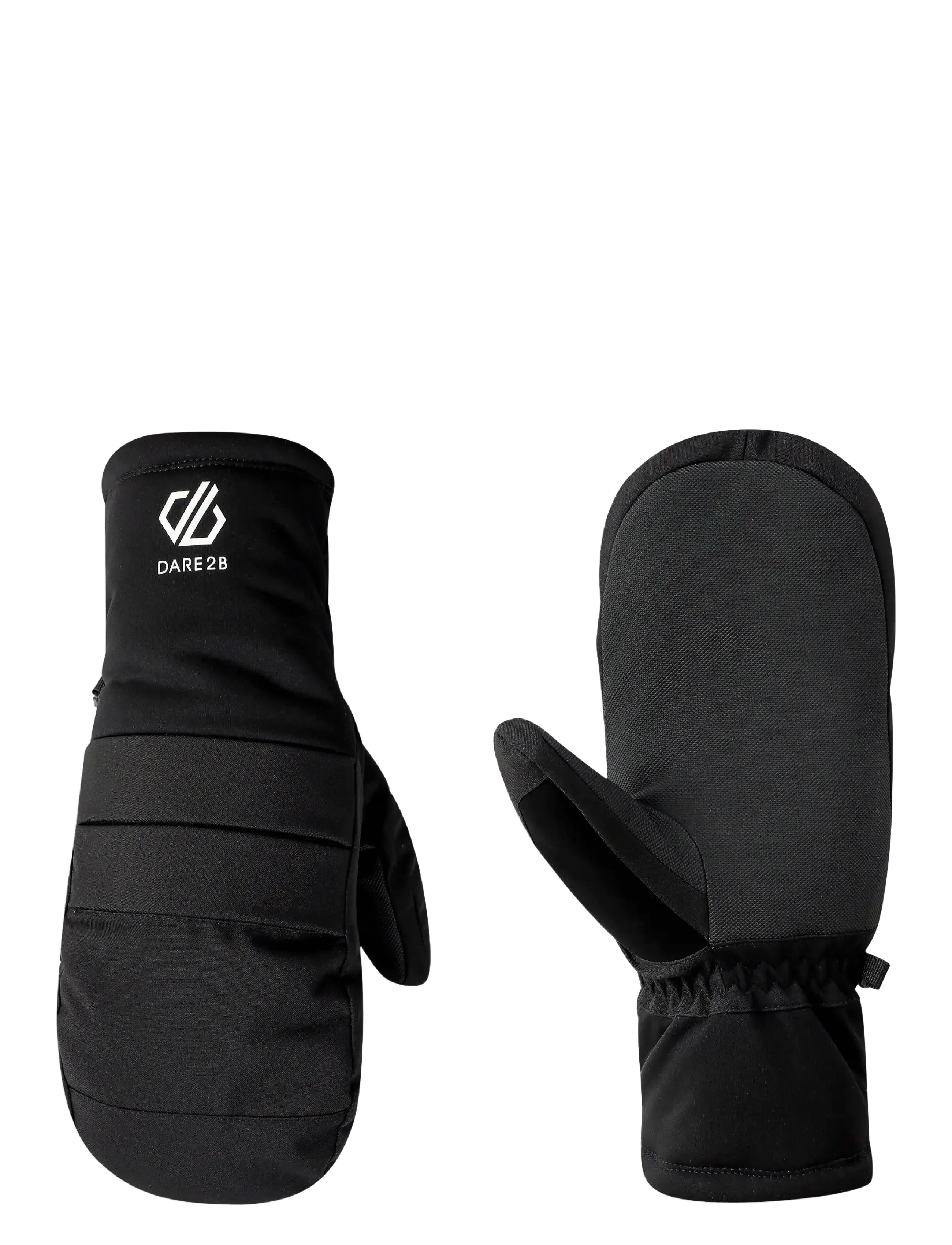Dare2b Freeride Unisex Mitten, XL, Black, Sport Gloves > Sport Thumb Gloves, Dame