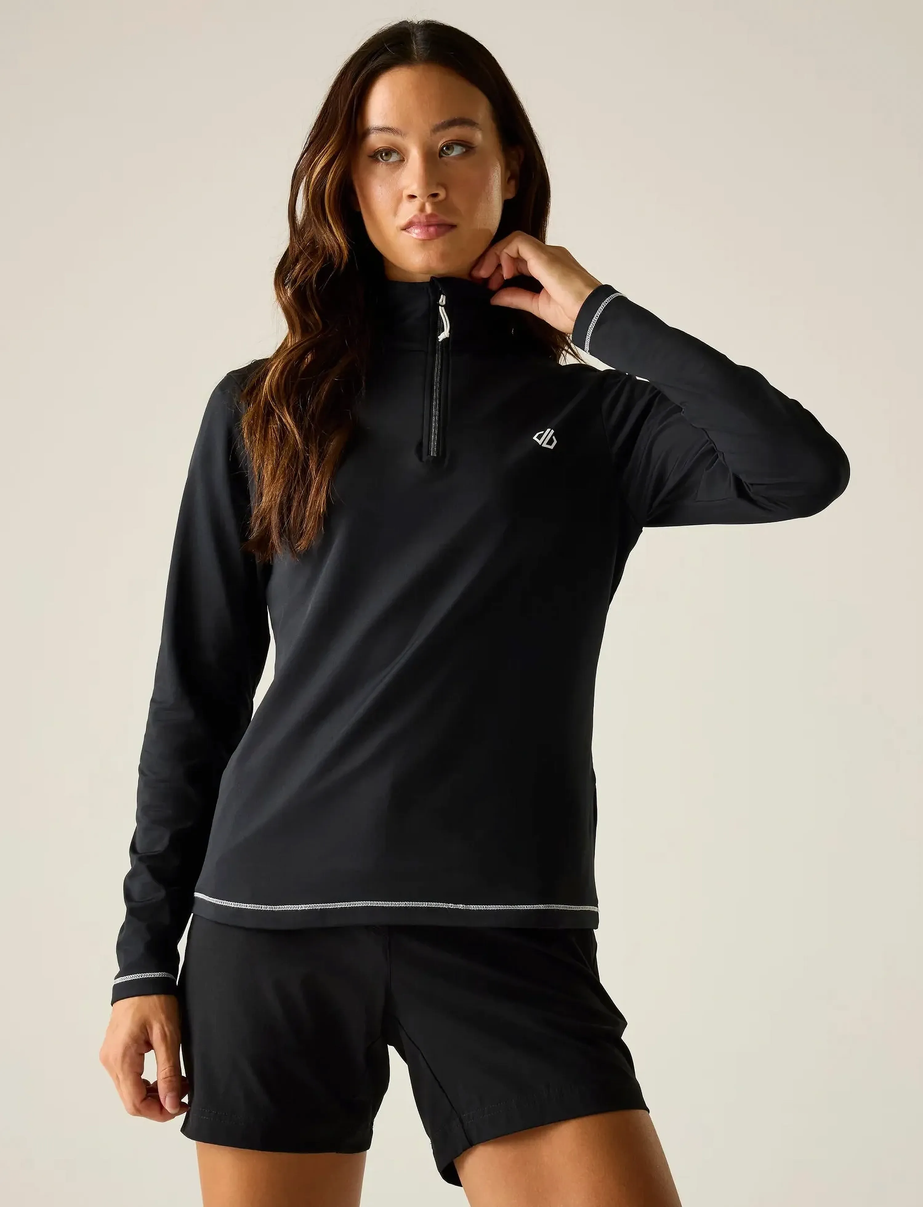 Dare2b Lowline Ii Core Stretch, XS, Sport Clothing, Schwarz - Fleeces & Midlayers, Frauen
