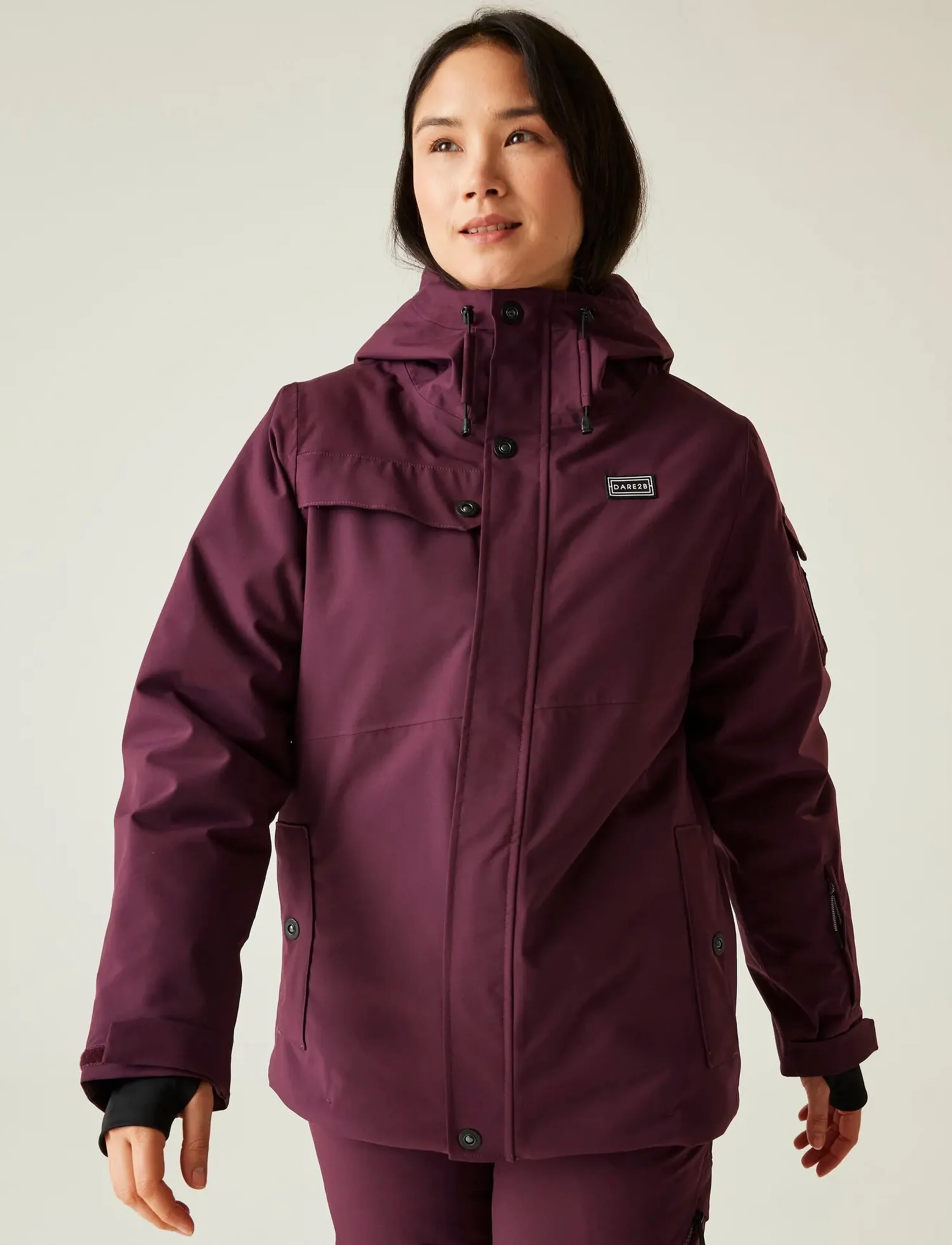 Dare2b Ski Life Jacket, S, Burgundy, Sport Jackets > Sport Ski Jackets, Dame