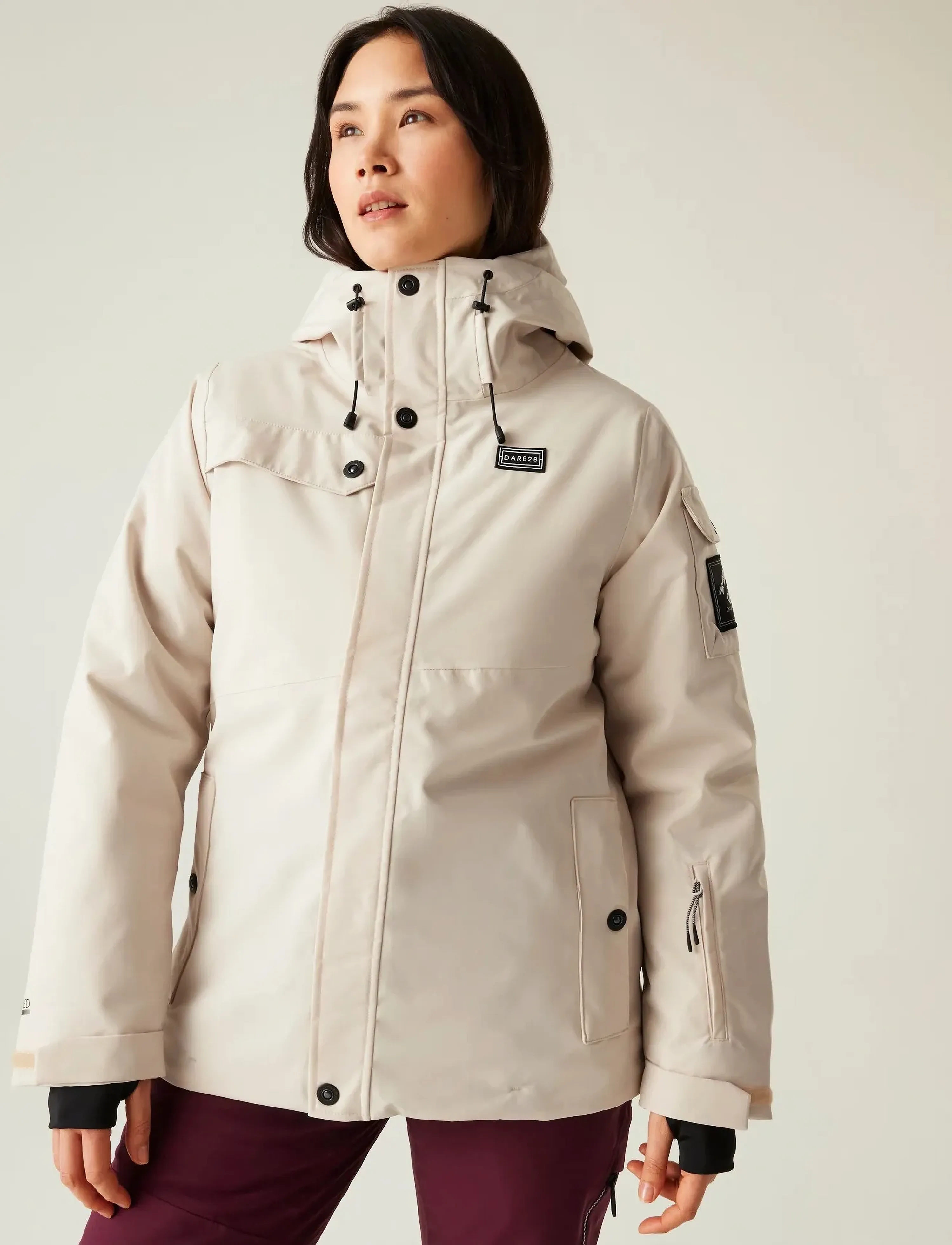 Dare2b Ski Life Jacket, S, Cream, Sport Jackets > Sport Ski Jackets, Dame