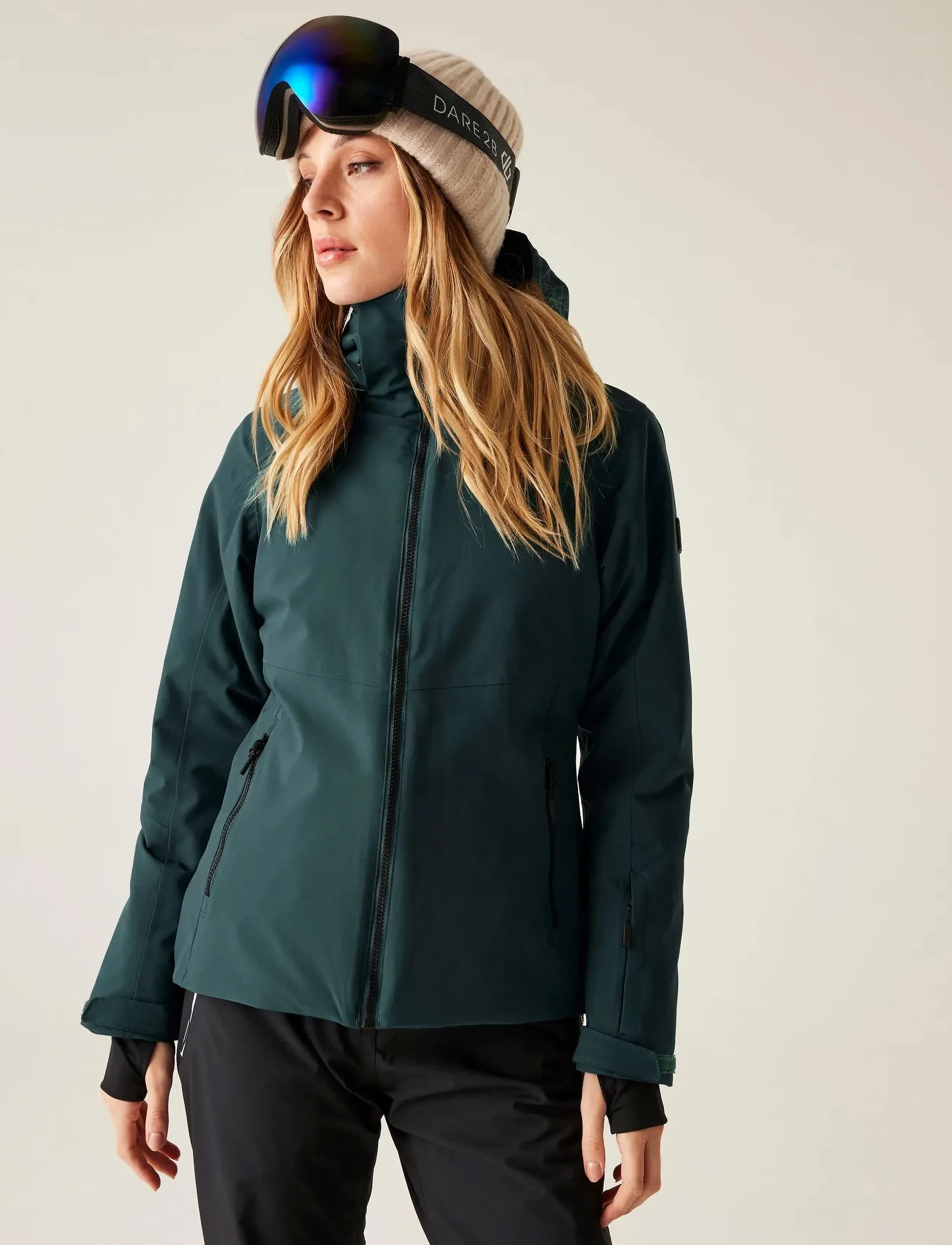 Dare2b Flurry Ii Jacket, S, Green, Sport Jackets > Sport Ski Jackets, Dame