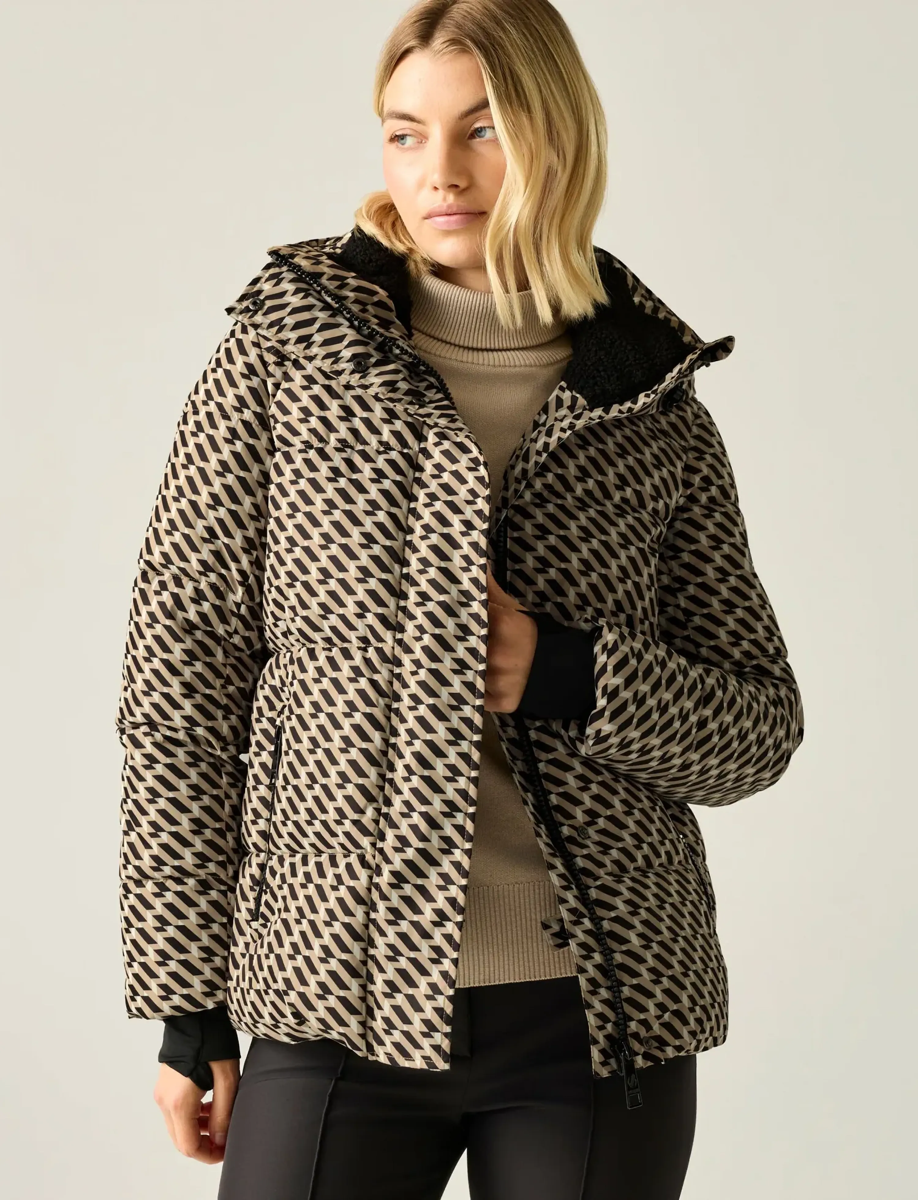 Dare2b - AllureJacket - ski jackets - whtpepgeo - 0
