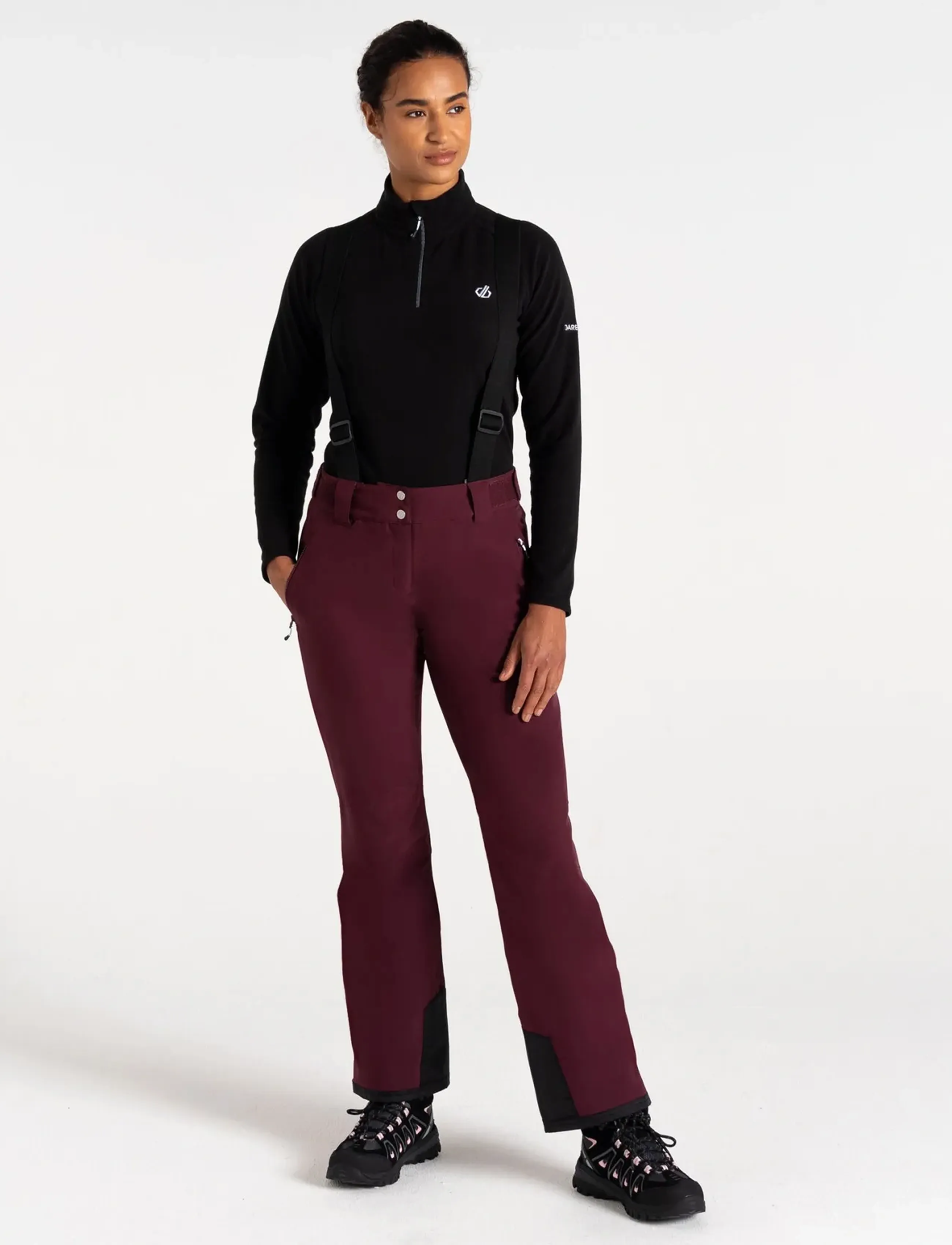 Dare2b Diminish Pant, XL, Sport Oberbekleidung, Burgunderrot - Ski Pants, Frauen