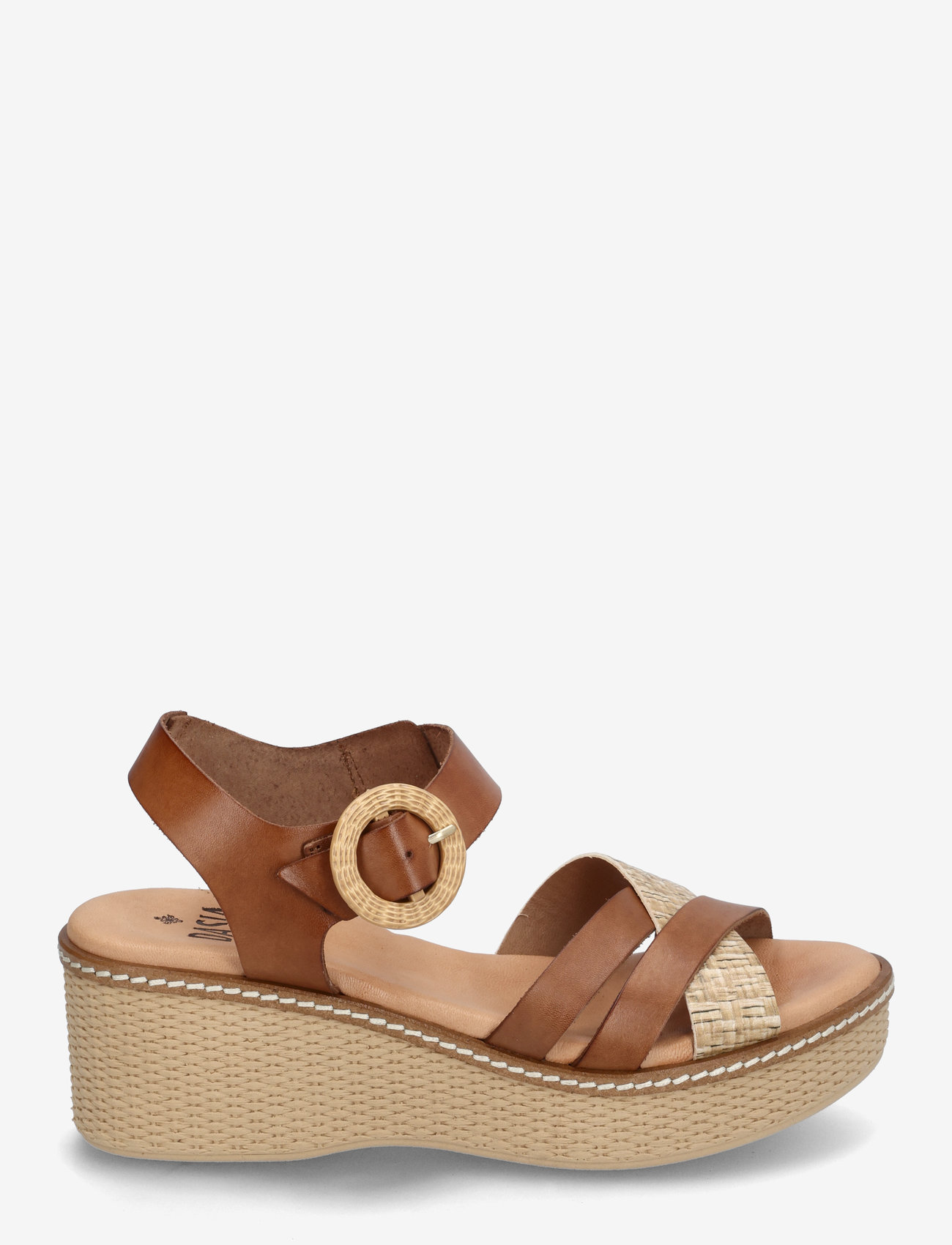 Dasia - Flora - wedges - cognac - 1