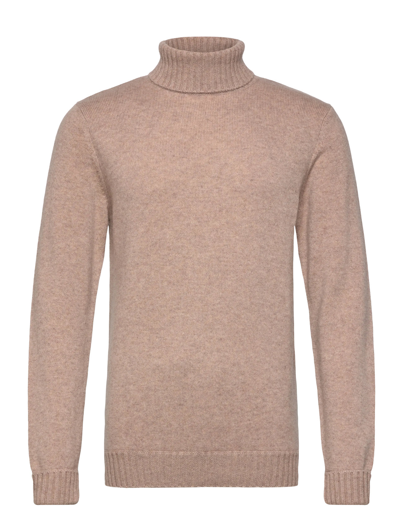 Davida Cashmere Man Chunky Roll Neck Sweater - Beige - S 2